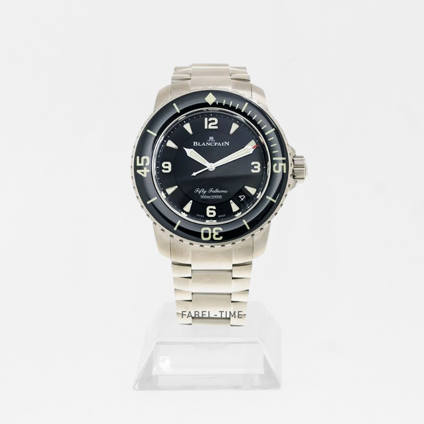 Blancpain Fifty Fathoms 5015 12B30 98 (2024) - Onbekend wijzerplaat 45mm Titanium (1/1)