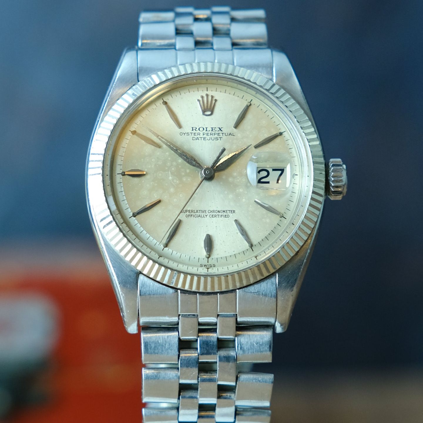 Rolex Datejust 1601 (1960) - Zilver wijzerplaat 36mm Staal (5/5)