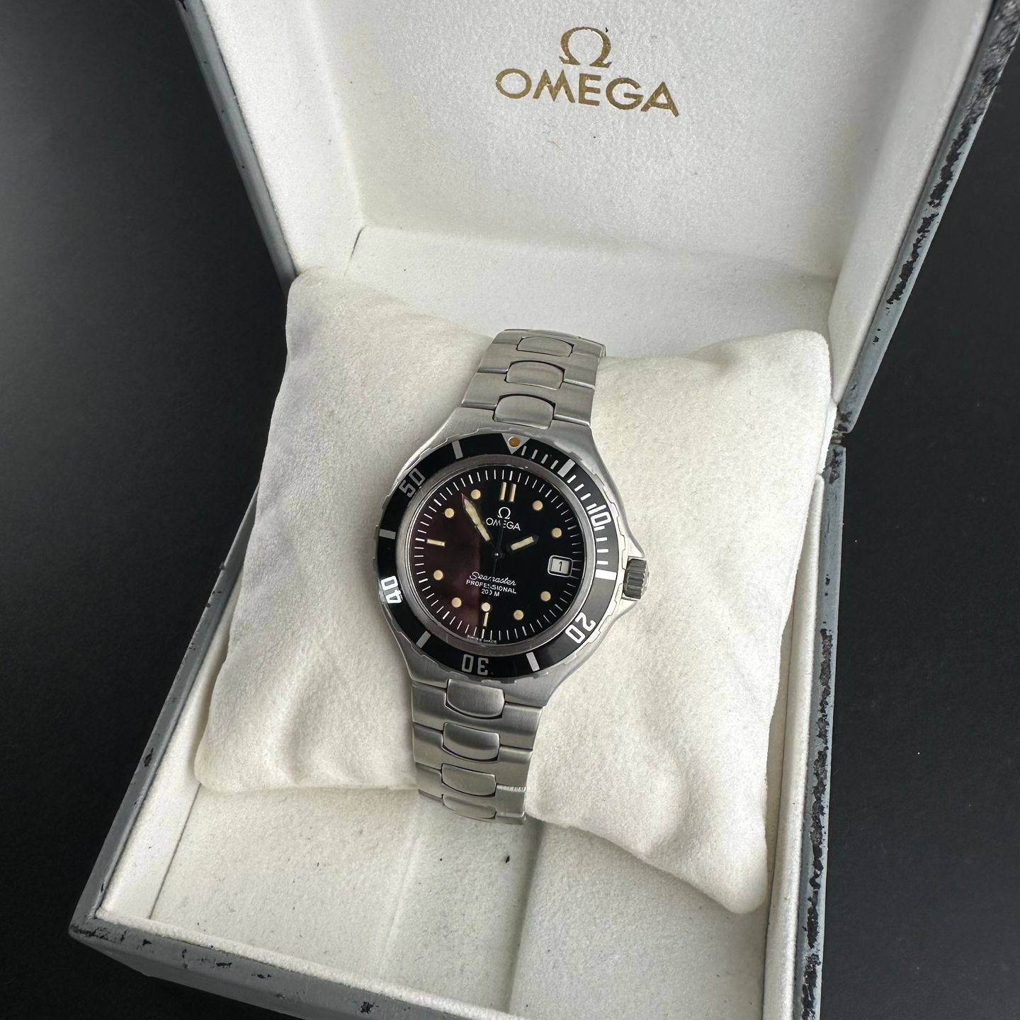 Omega Seamaster 396.1052 (1989) - Black dial 38 mm Steel case (3/8)