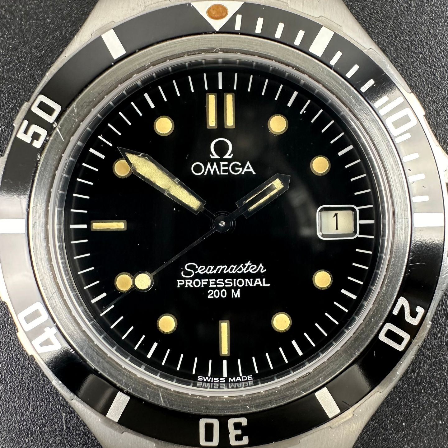 Omega Seamaster 396.1052 (1989) - Zwart wijzerplaat 38mm Staal (8/8)