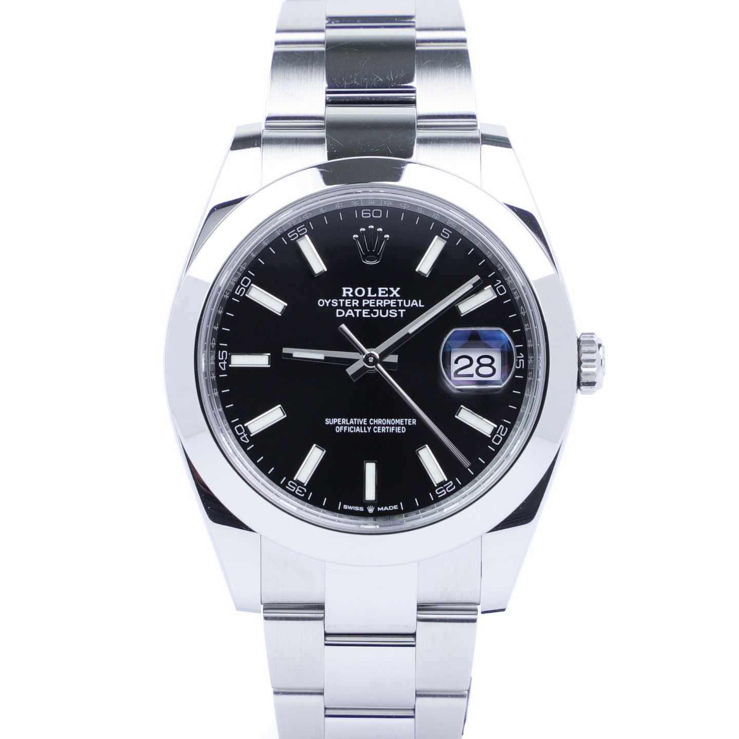 Rolex Datejust 41 126300 (2022) - Black dial 41 mm Steel case (1/4)