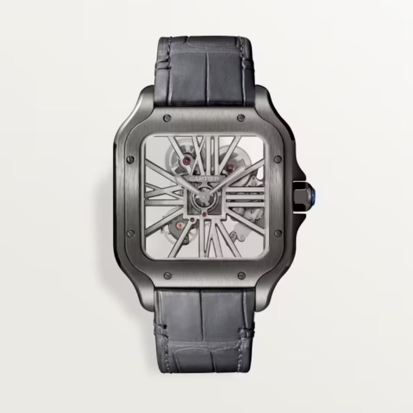 Cartier Santos WHSA0009 (2023) - Transparant wijzerplaat 40mm Staal (1/1)