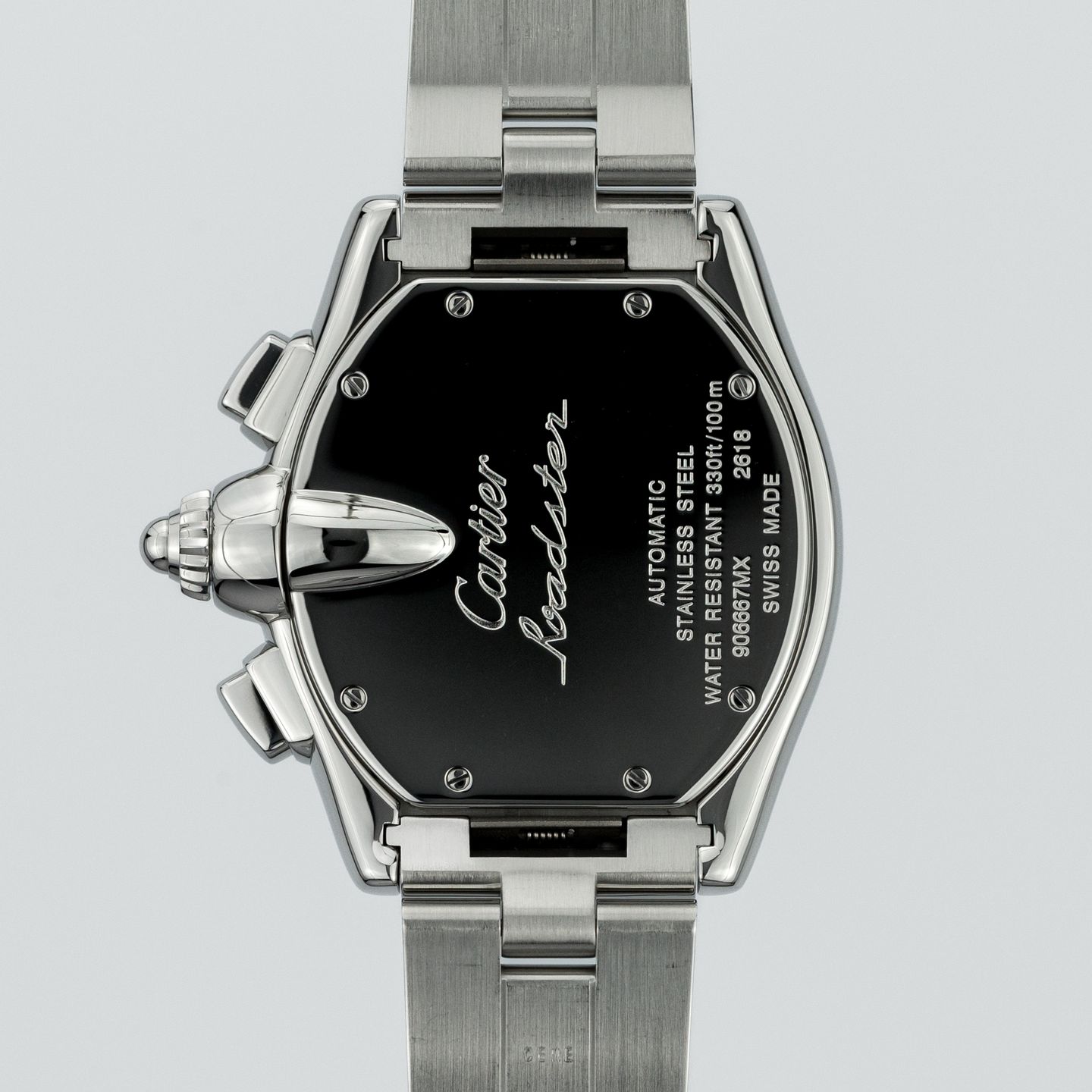 Cartier Roadster W62019X6 (Onbekend (willekeurig serienummer)) - Zilver wijzerplaat 42mm Staal (5/8)