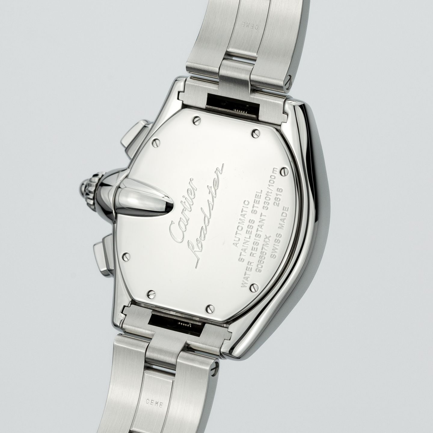 Cartier Roadster W62019X6 (Onbekend (willekeurig serienummer)) - Zilver wijzerplaat 42mm Staal (4/8)