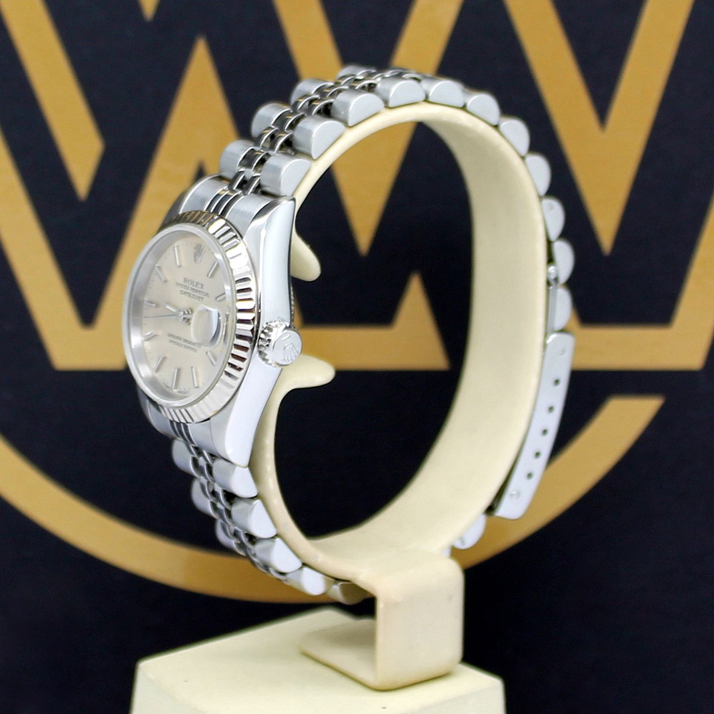 Rolex Lady-Datejust 69174 (1997) - Silver dial 26 mm Steel case (3/7)