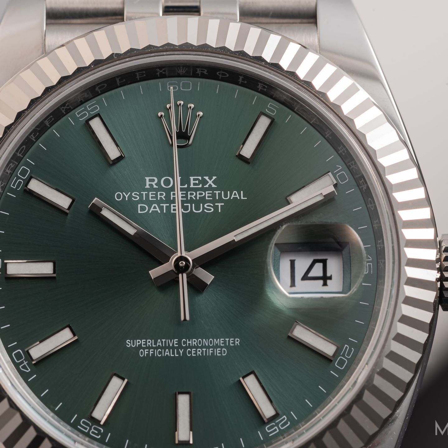 Rolex Datejust 41 126334 (2022) - Groen wijzerplaat 41mm Staal (6/8)