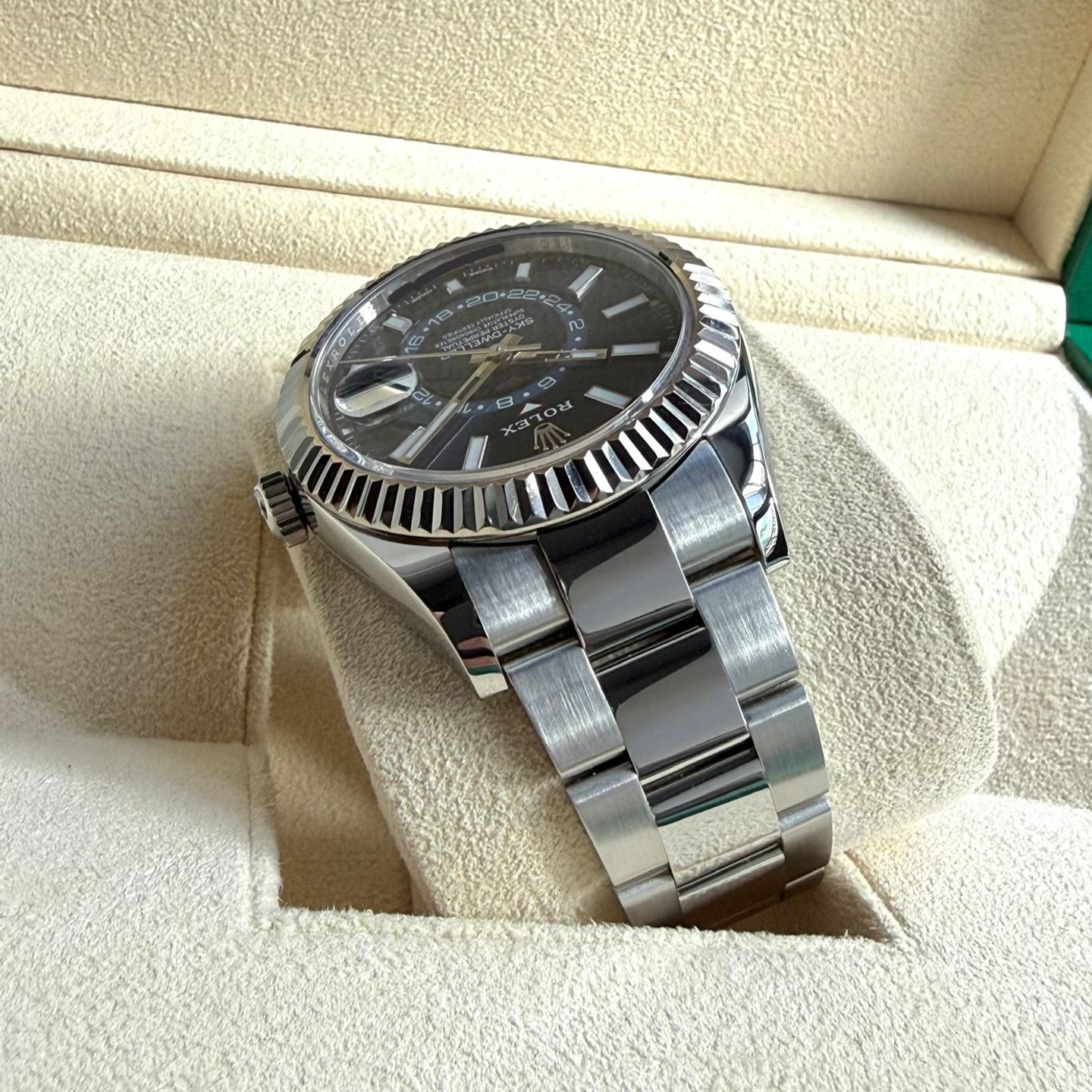 Rolex Sky-Dweller 326934 (2018) - Blauw wijzerplaat 42mm Staal (5/7)