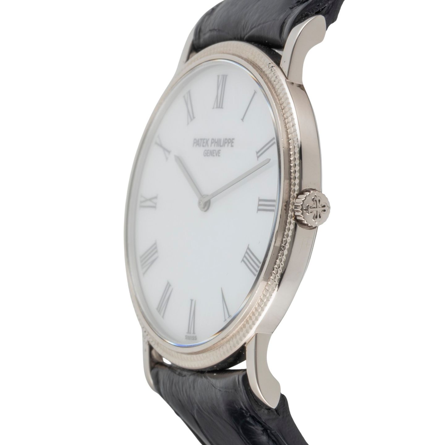 Patek Philippe Golden Ellipse 5738/1R-001 (1995) - Black dial 35 mm Rose Gold case (6/8)