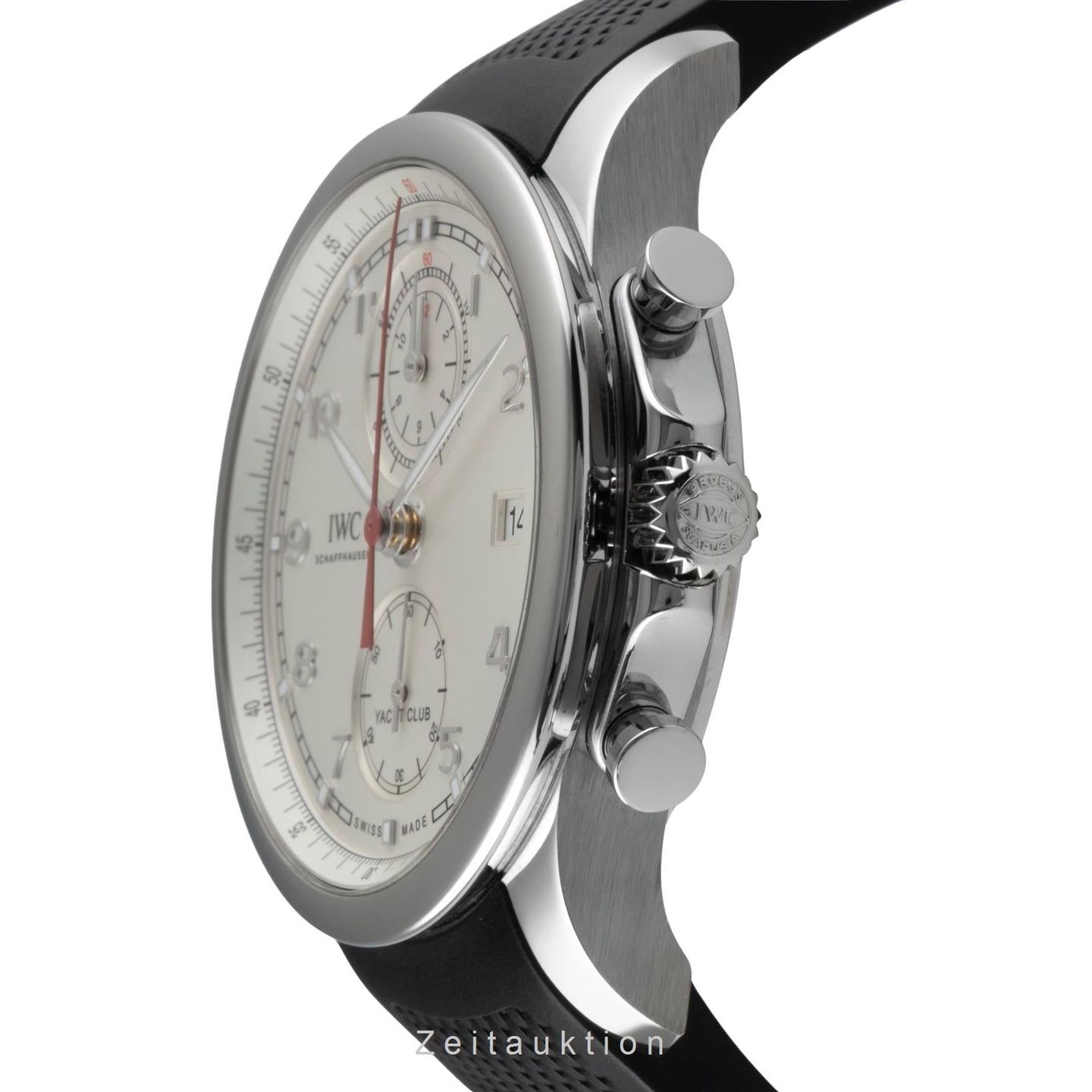 IWC Portuguese Yacht Club Chronograph IW390502 (2018) - Zilver wijzerplaat 44mm Staal (5/8)