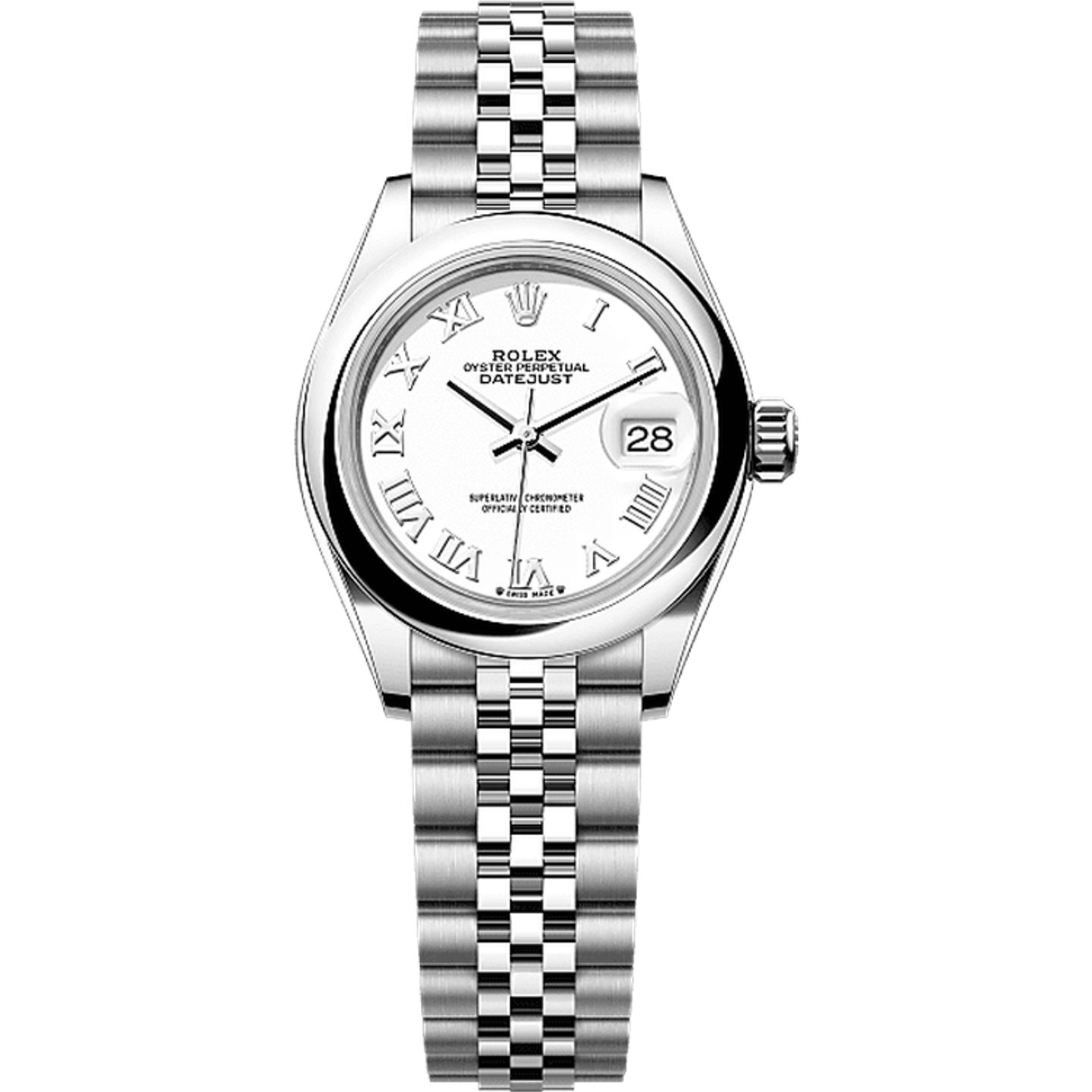 Rolex Lady-Datejust 279160 (2025) - White dial 28 mm Steel case (1/1)