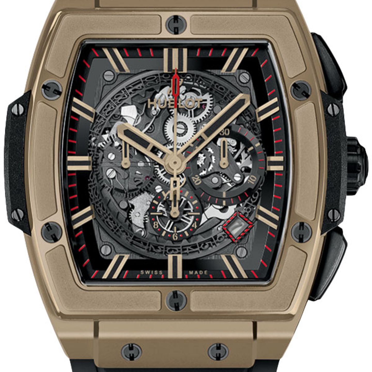 Hublot Spirit of Big Bang 601.MX.0138.RX (2022) - Transparant wijzerplaat 45mm Geelgoud (1/1)