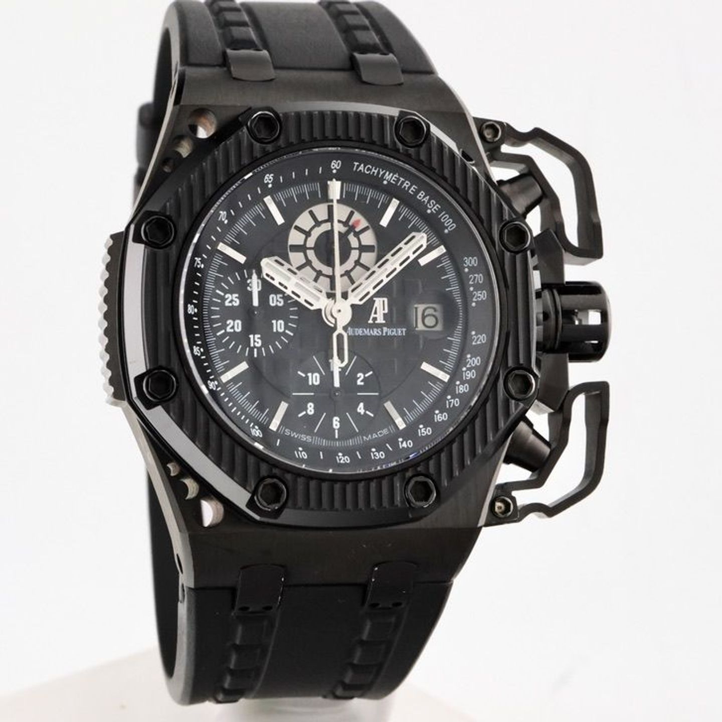 Audemars Piguet Royal Oak Offshore 26165IO.OO.A002CA.01 (2009) - Zwart wijzerplaat 42mm Titanium (1/8)