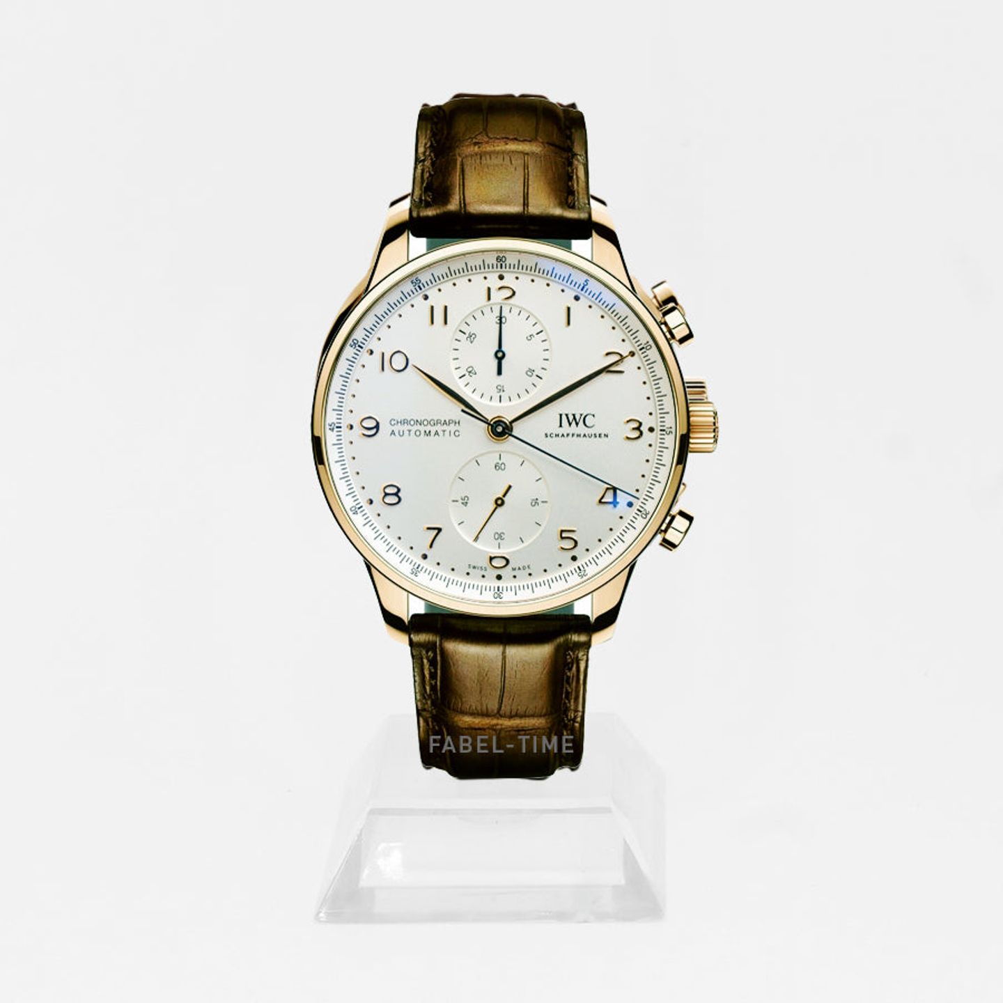 IWC Portuguese Chronograph IW371611 (2025) - Zilver wijzerplaat 41mm Roodgoud (1/1)