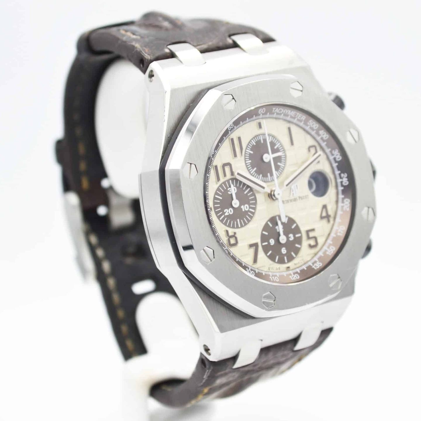 Audemars Piguet Royal Oak Offshore 26470ST.OO.A801CR.01 (2015) - Champagne wijzerplaat 42mm Staal (6/7)