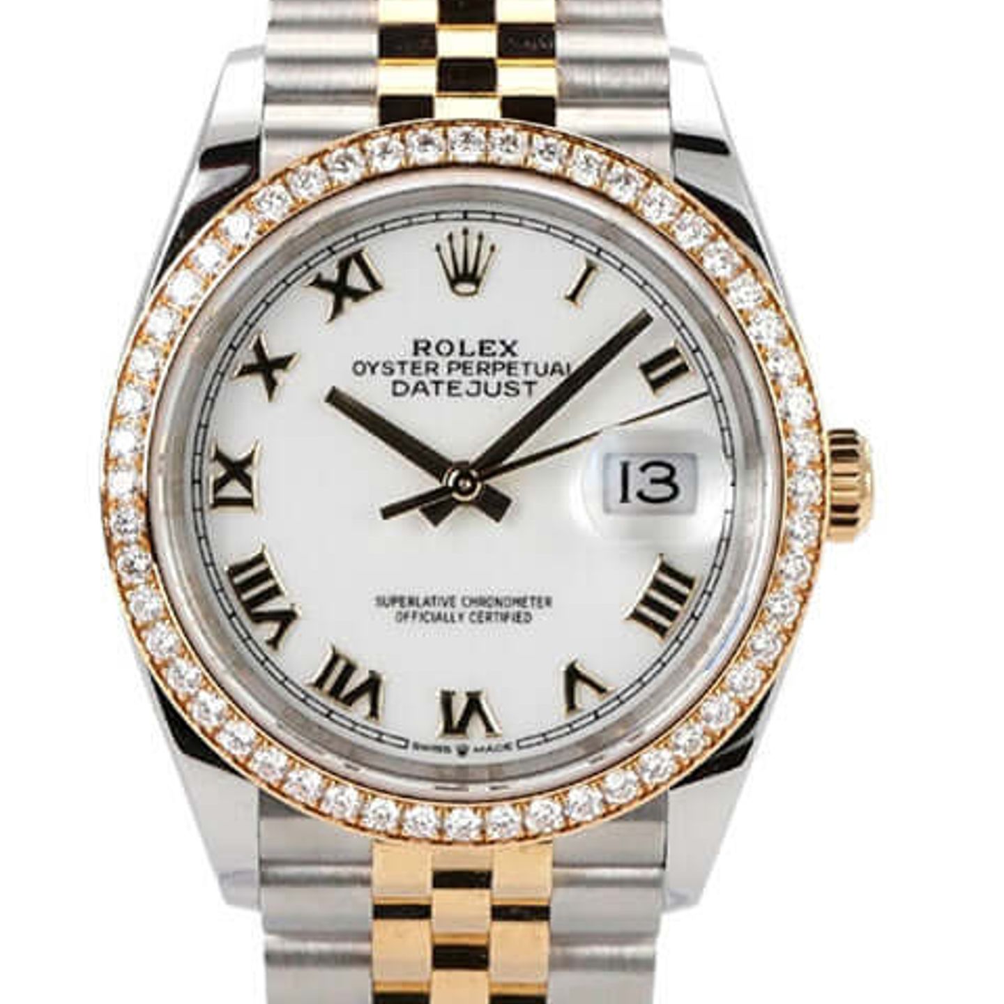 Rolex Datejust 36 126283RBR (2023) - White dial 36 mm Steel case (1/8)