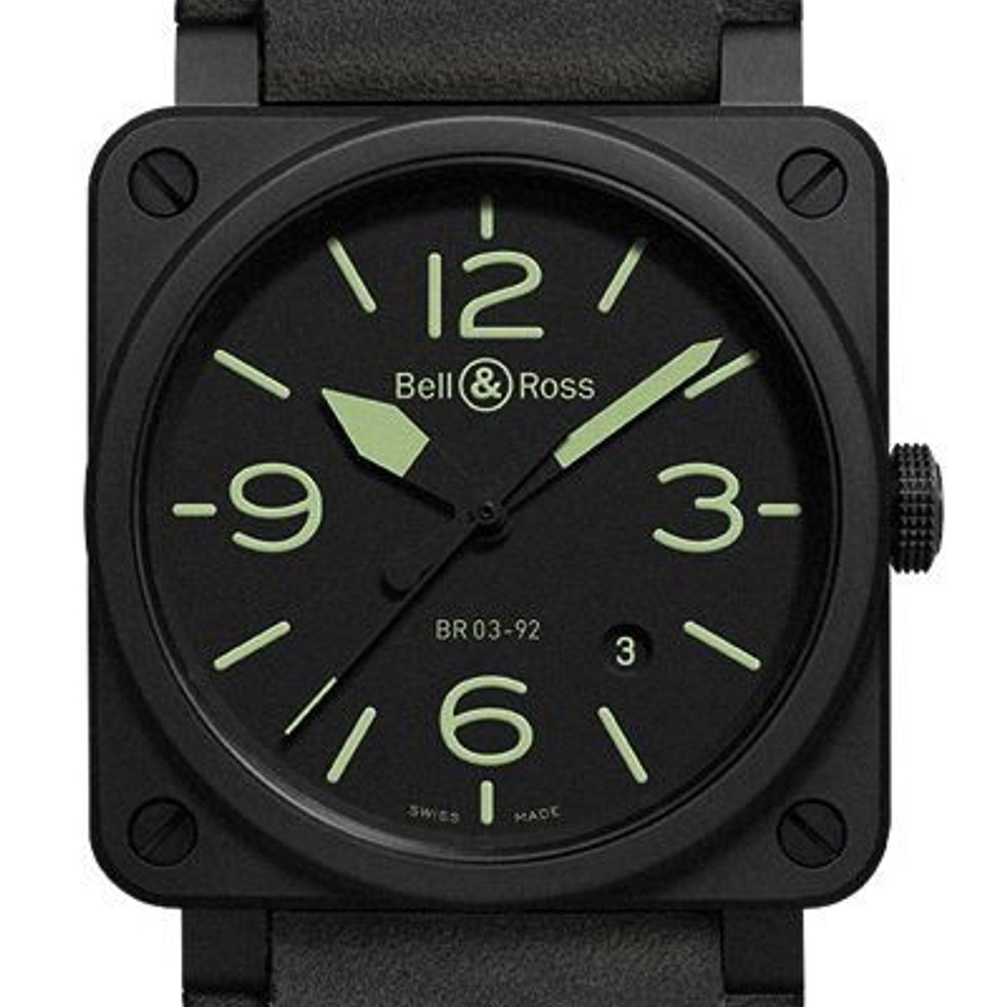 Bell & Ross BR 03-92 Ceramic BR0392-BL3-CE/SCA - (1/2)