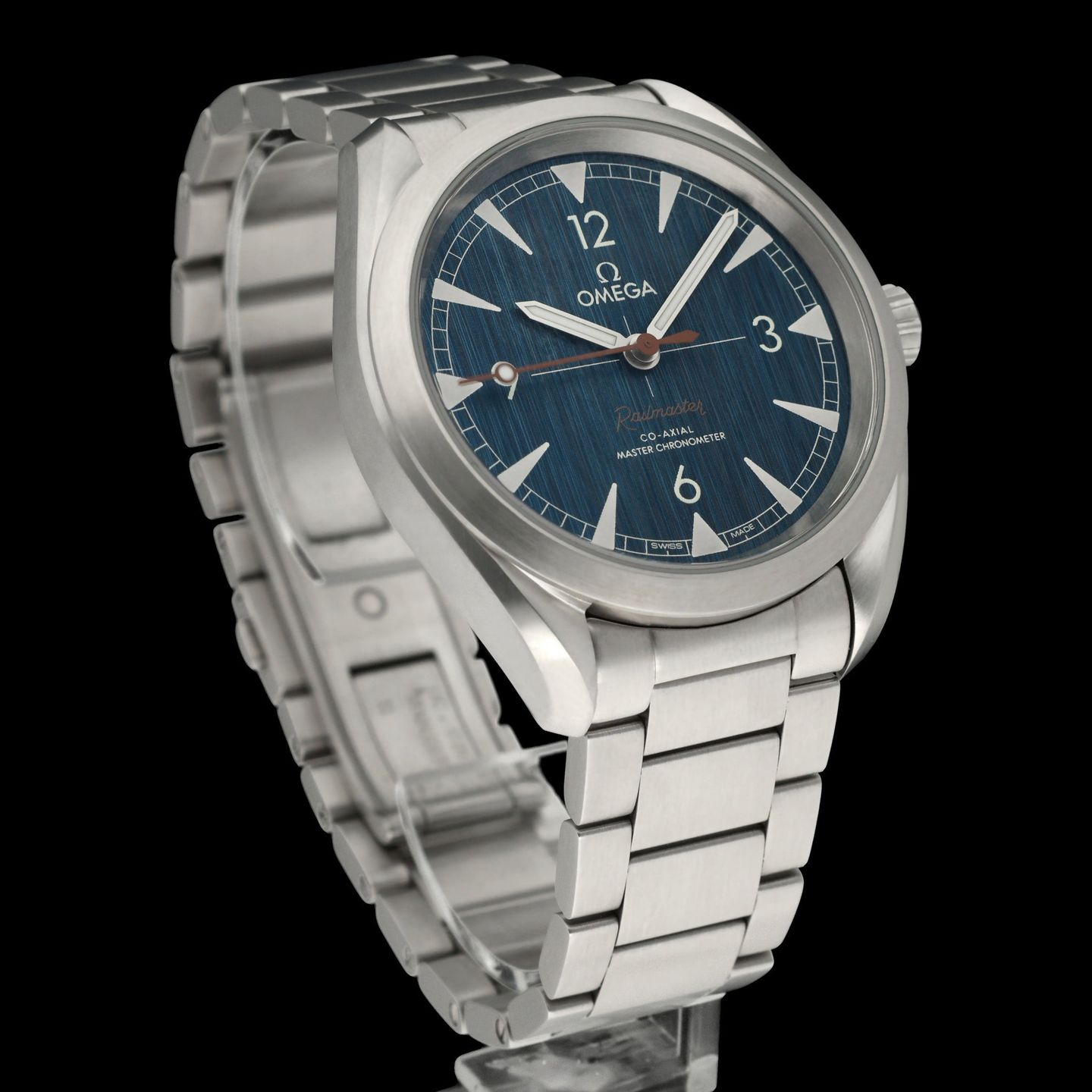 Omega Seamaster Railmaster 220.10.40.20.03.001 (2019) - Blue dial 40 mm Steel case (4/8)