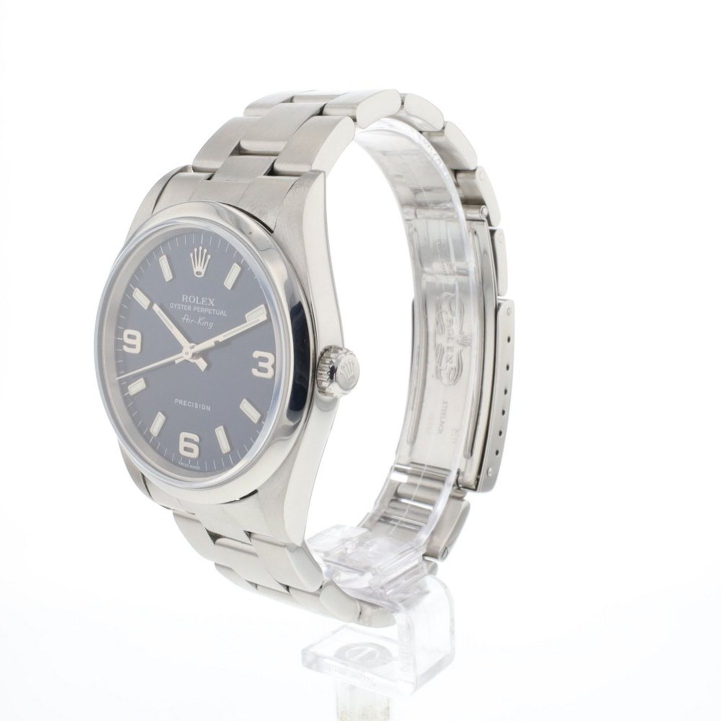 Rolex Air-King 14000M (2005) - Blue dial 34 mm Steel case (2/6)