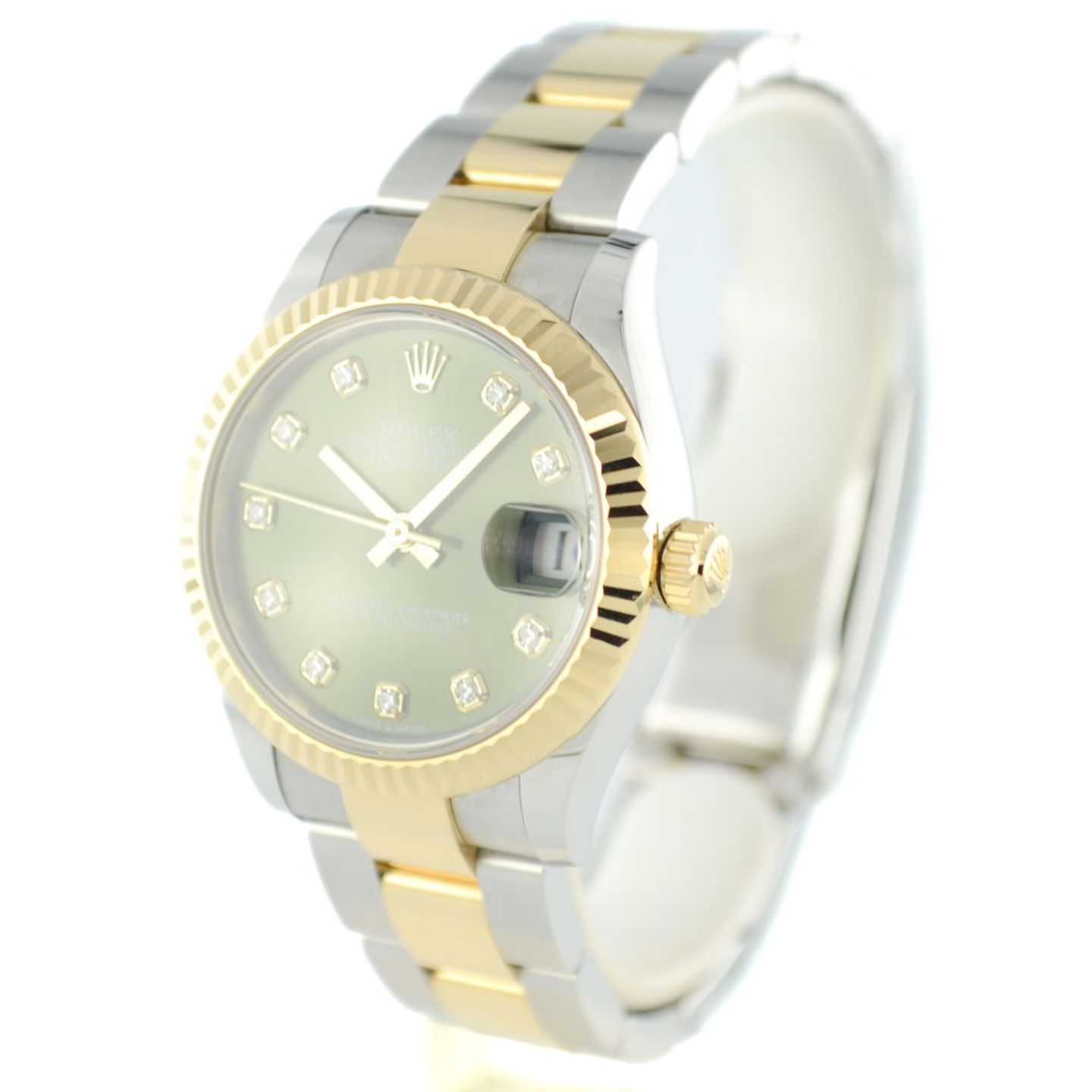 Rolex Datejust 31 278273 (2021) - Groen wijzerplaat 31mm Goud/Staal (2/7)