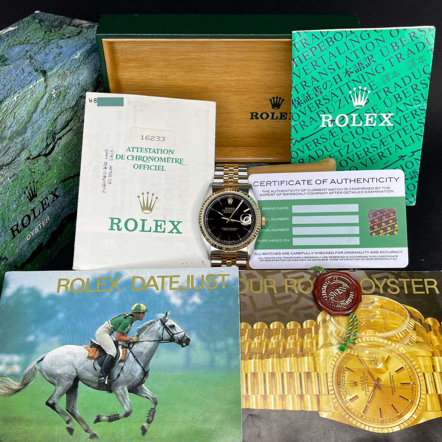 Rolex Datejust 36 16233 (1995) - 36mm Goud/Staal (2/7)