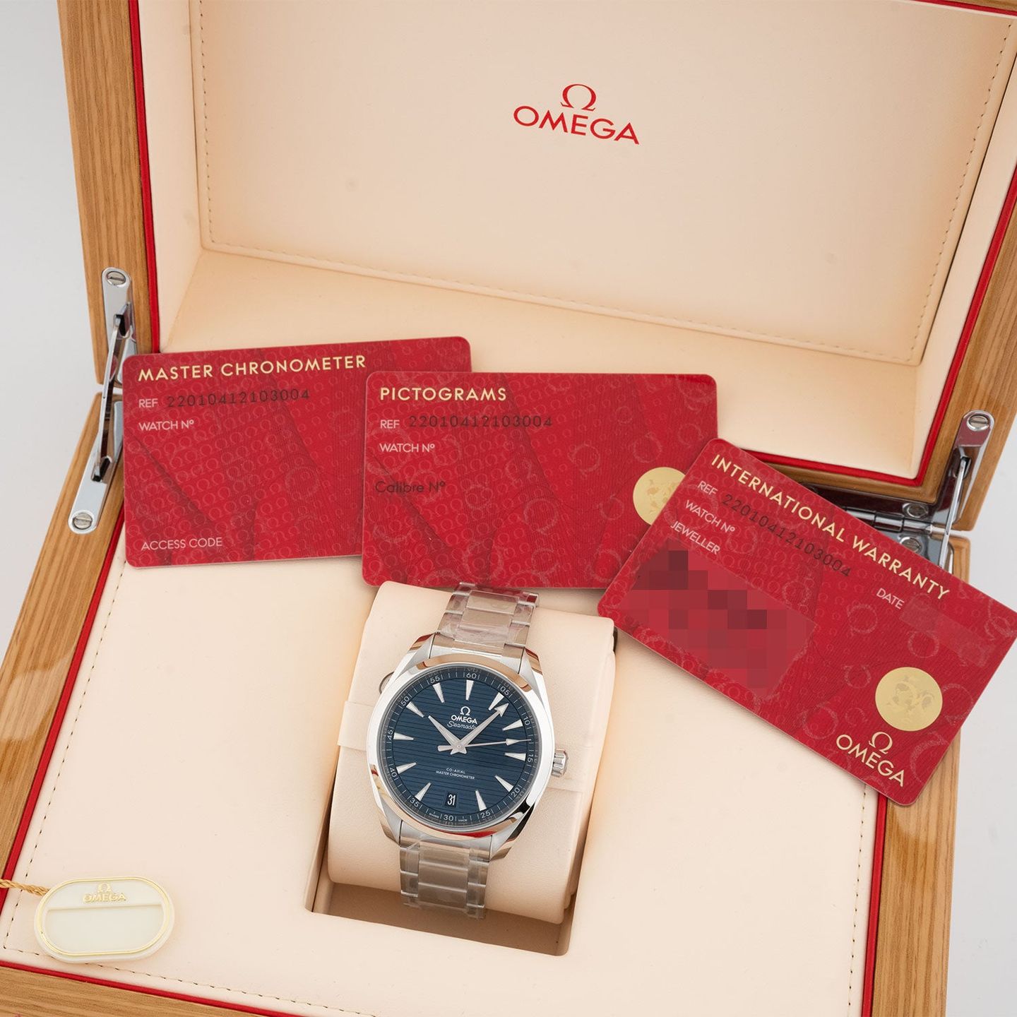 Omega Seamaster Aqua Terra 220.10.41.21.03.004 (2025) - Blauw wijzerplaat 41mm Staal (5/5)