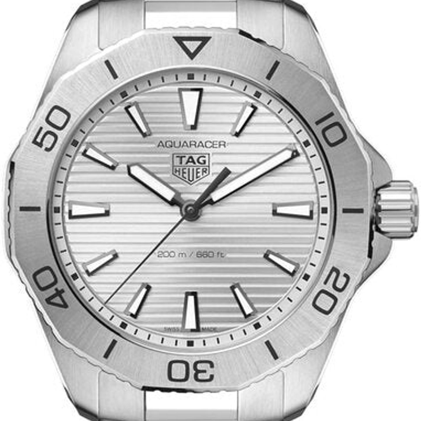 TAG Heuer Aquaracer WBP1111.BA0627 (2026) - Wit wijzerplaat 40mm Staal (1/1)