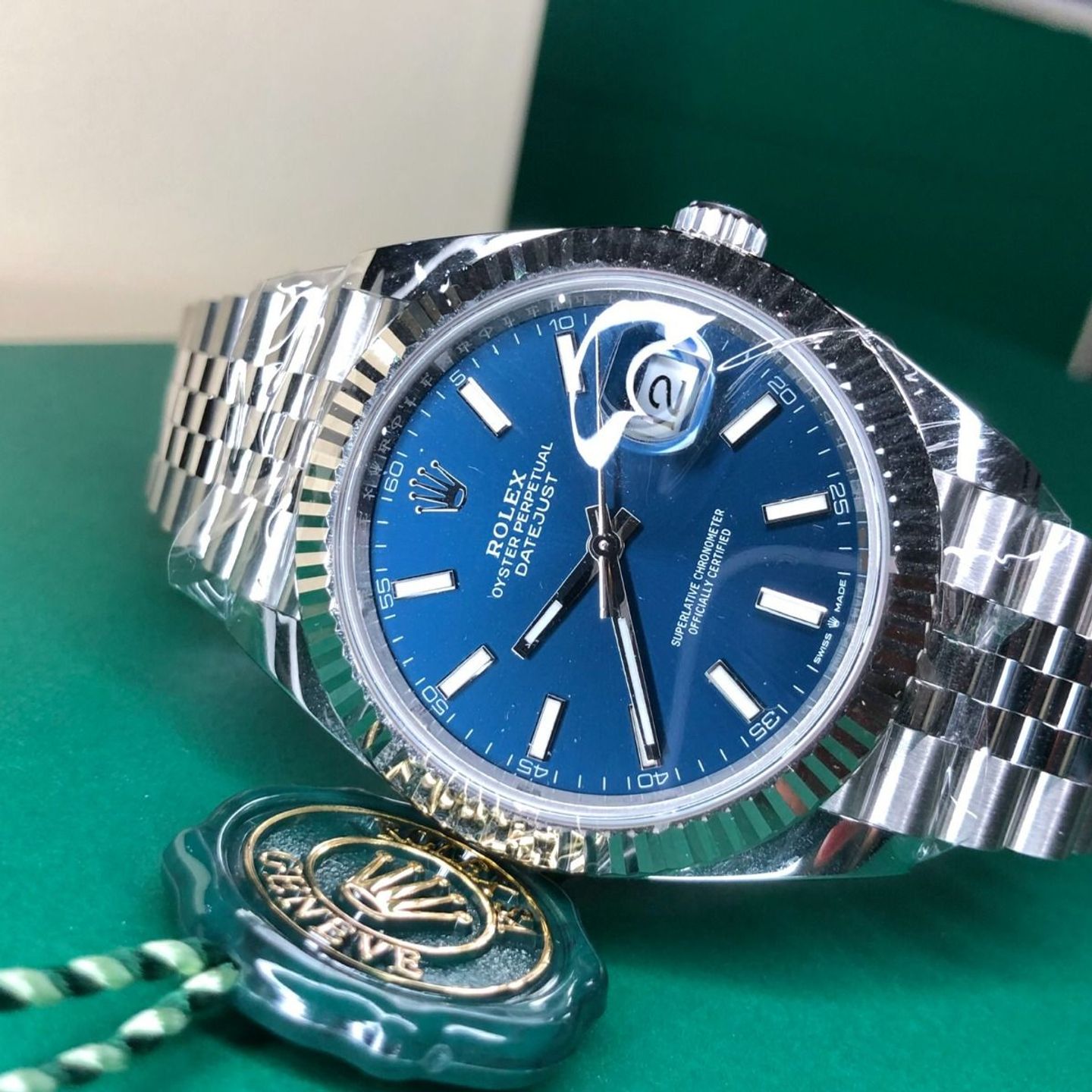 Rolex Datejust 41 126334 (2023) - Blauw wijzerplaat 41mm Staal (7/7)