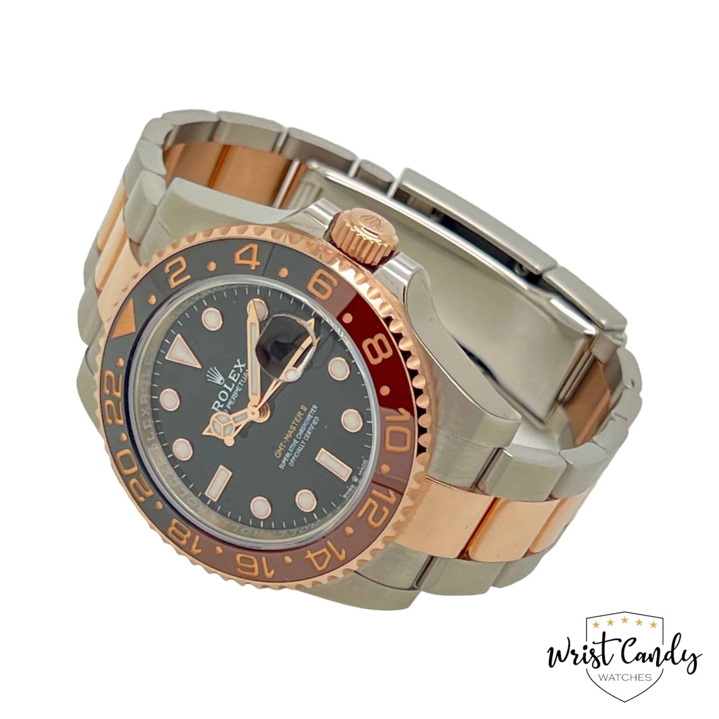 Rolex GMT-Master II 126711CHNR (2020) - Zwart wijzerplaat 40mm Goud/Staal (5/8)