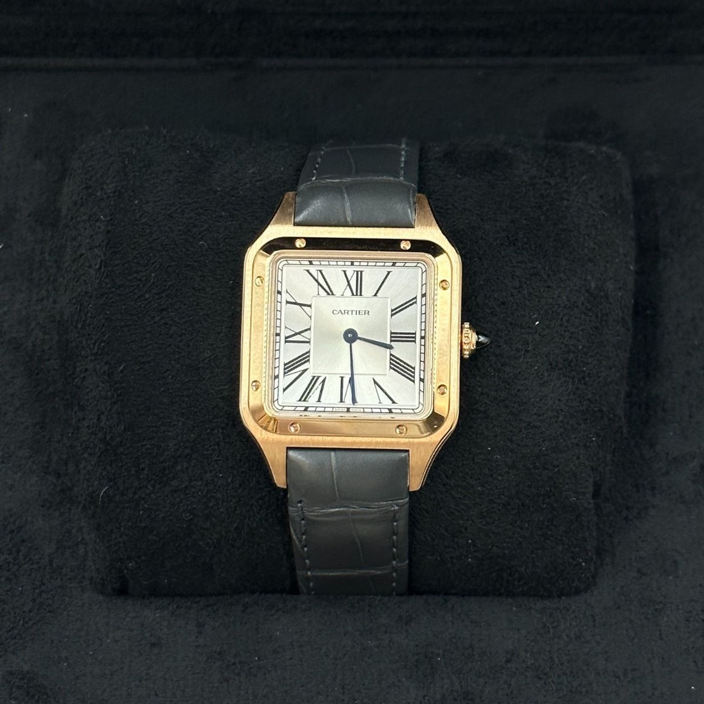 Cartier Santos Dumont WGSA0021 (2024) - Silver dial 31 mm Rose Gold case (5/8)