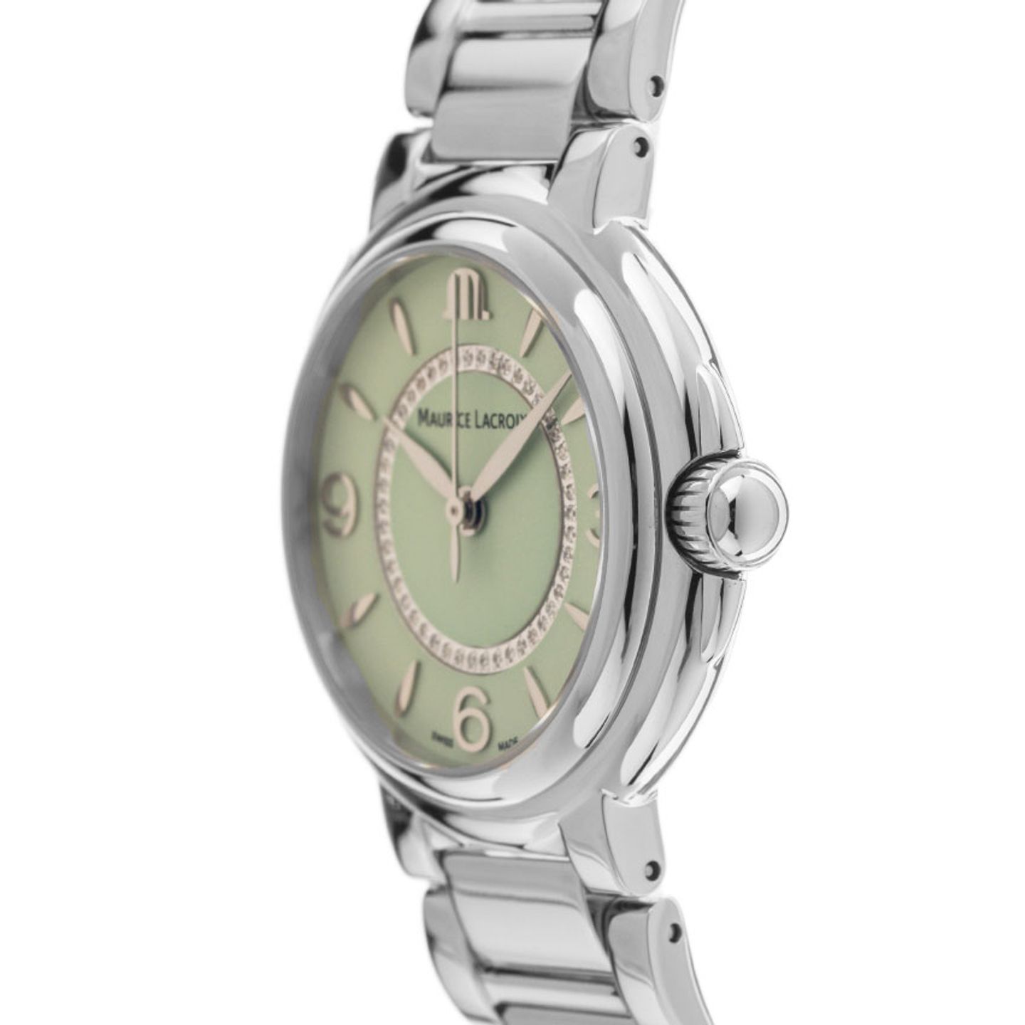 Maurice Lacroix Fiaba FA1104-SS002-G20-1 (Unknown (random serial)) - Green dial 32 mm Steel case (3/6)