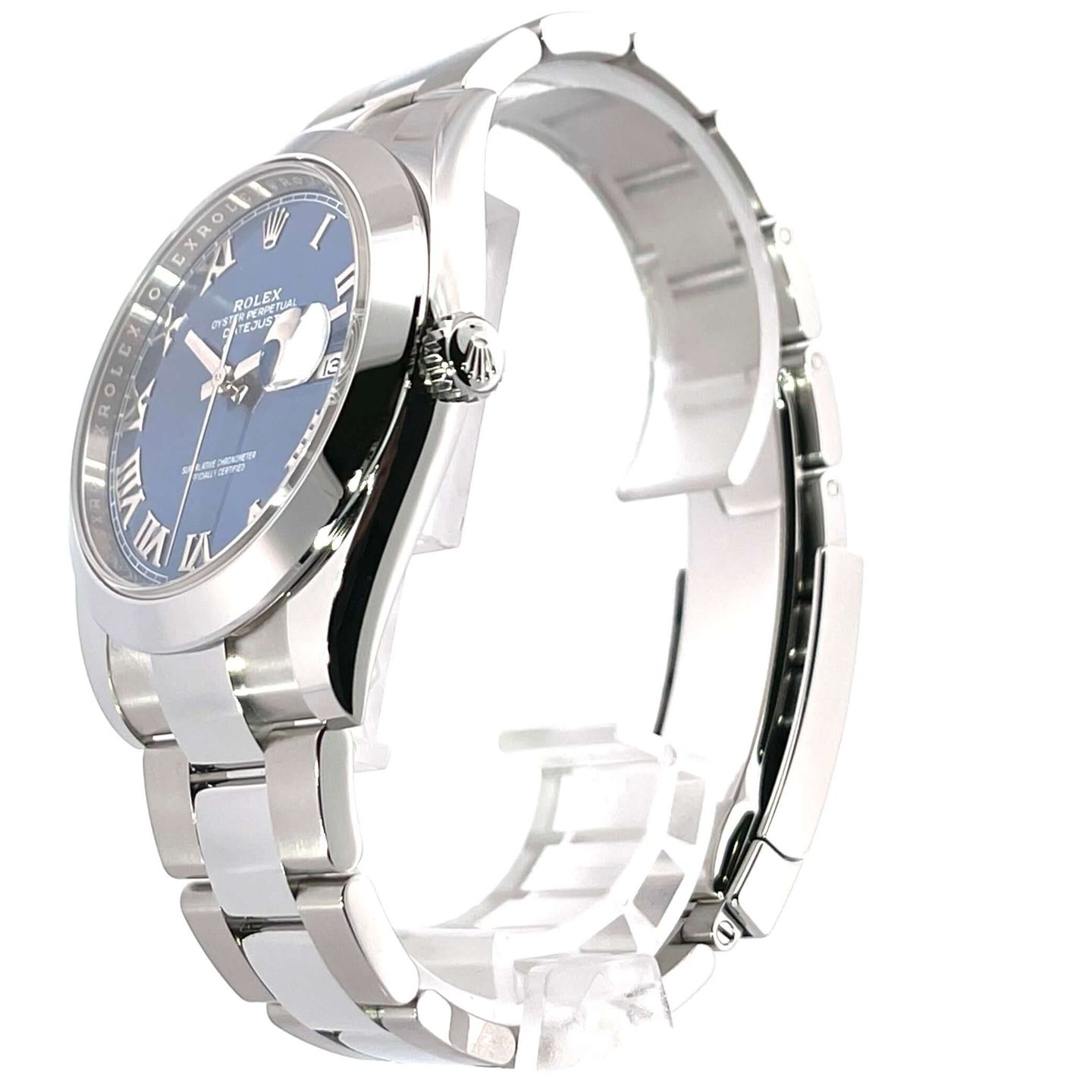 Rolex Datejust 41 126300 (2024) - Blauw wijzerplaat 41mm Staal (3/8)