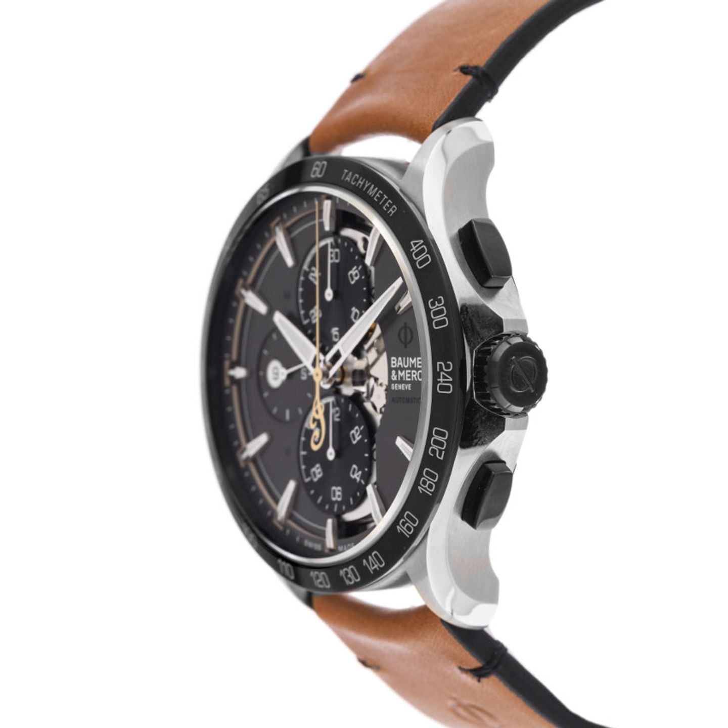 Baume & Mercier Clifton M0A10402 (2025) - Grijs wijzerplaat 44mm Staal (4/7)