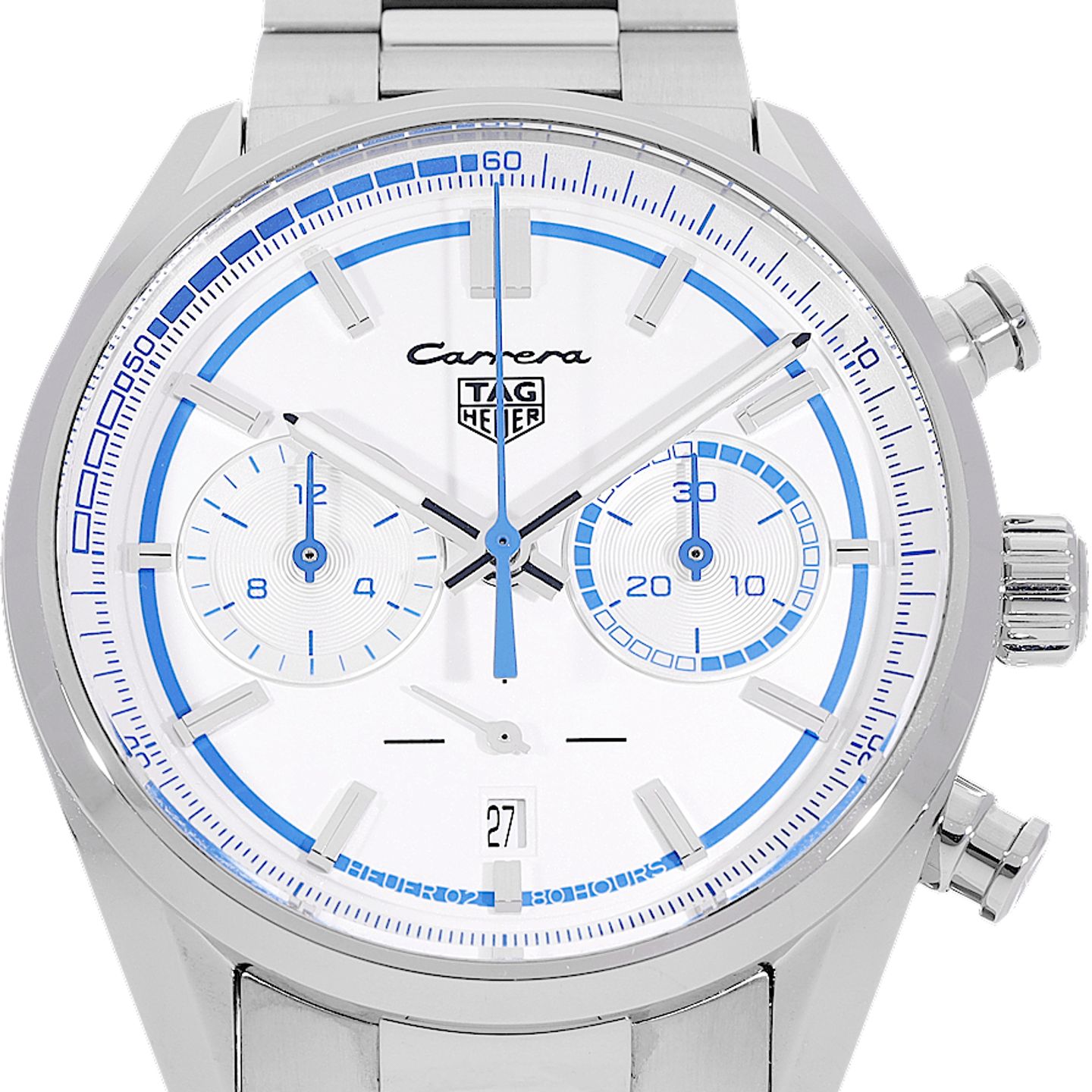 TAG Heuer Carrera Porsche Chronograph Special Edition CBN2016.EB0275 (2022) - White dial 42 mm Steel case (1/5)