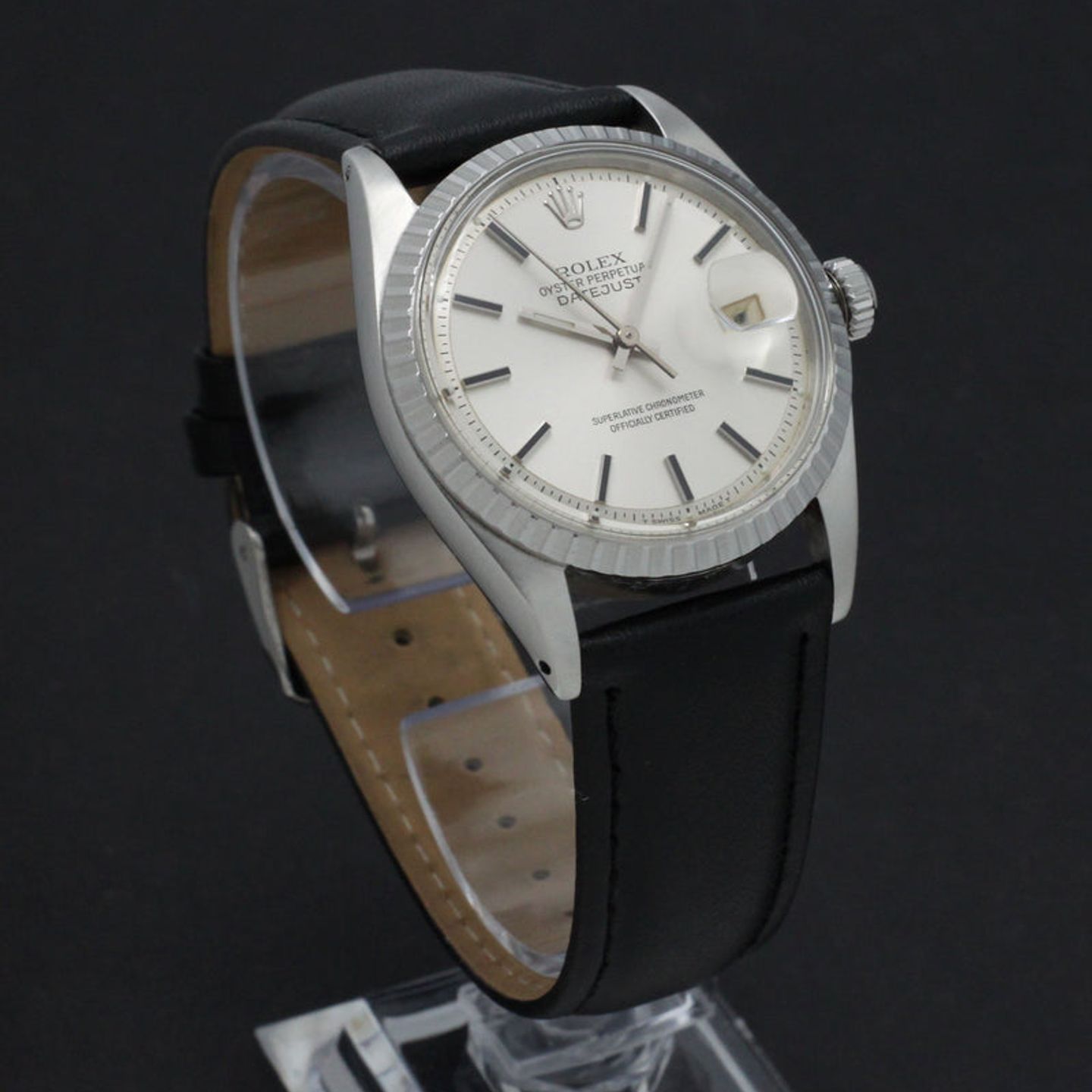 Rolex Datejust 1603 (1969) - Zilver wijzerplaat 36mm Staal (3/7)