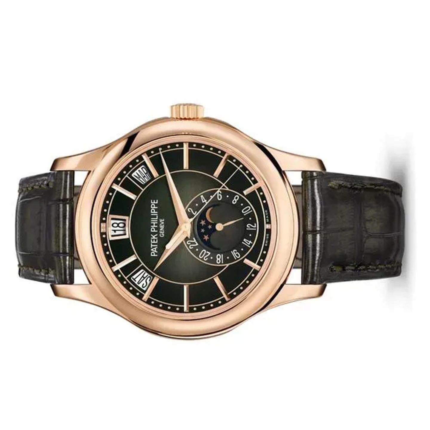 Patek Philippe Annual Calendar 5205R-011 (2025) - Green dial 40 mm Rose Gold case (5/6)