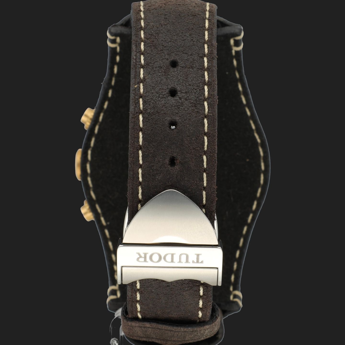 Tudor Black Bay Chrono 79363N (2023) - Black dial 41 mm Gold/Steel case (6/8)