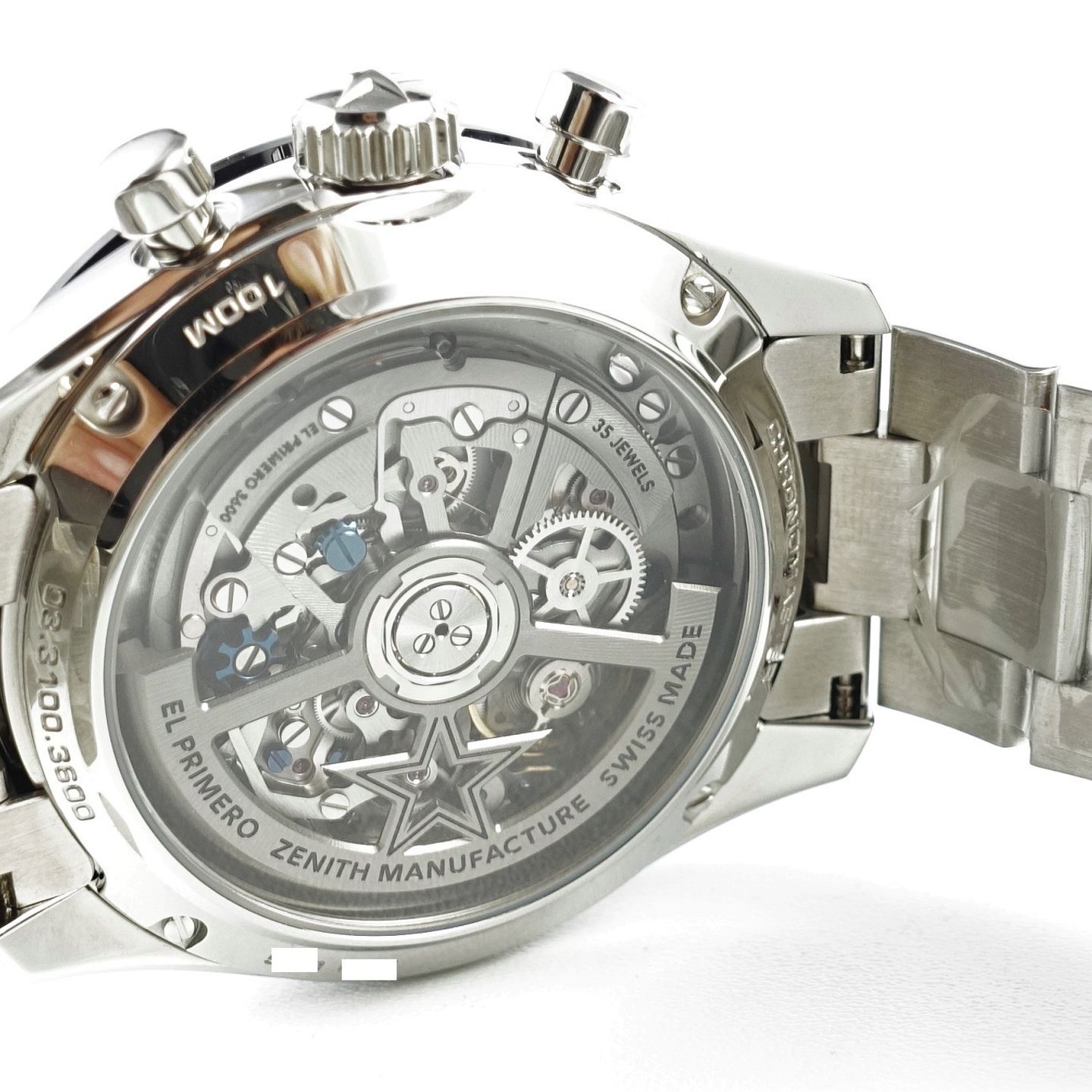 Zenith Chronomaster Sport 03.3100.3600/21.M3100 (2023) - Zwart wijzerplaat 41mm Staal (7/8)