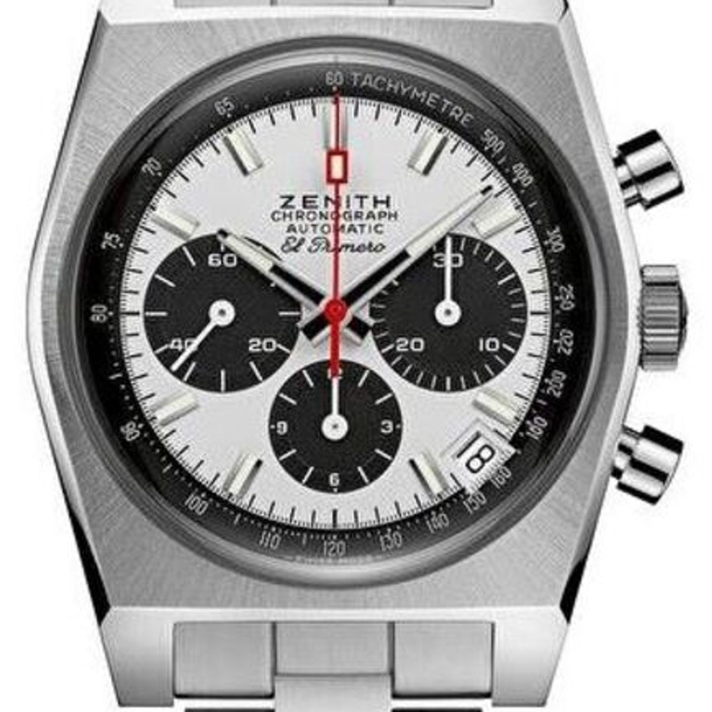 Zenith El Primero Chronomaster 03.A384.400/21.M384 (2026) - Wit wijzerplaat 37mm Staal (1/1)