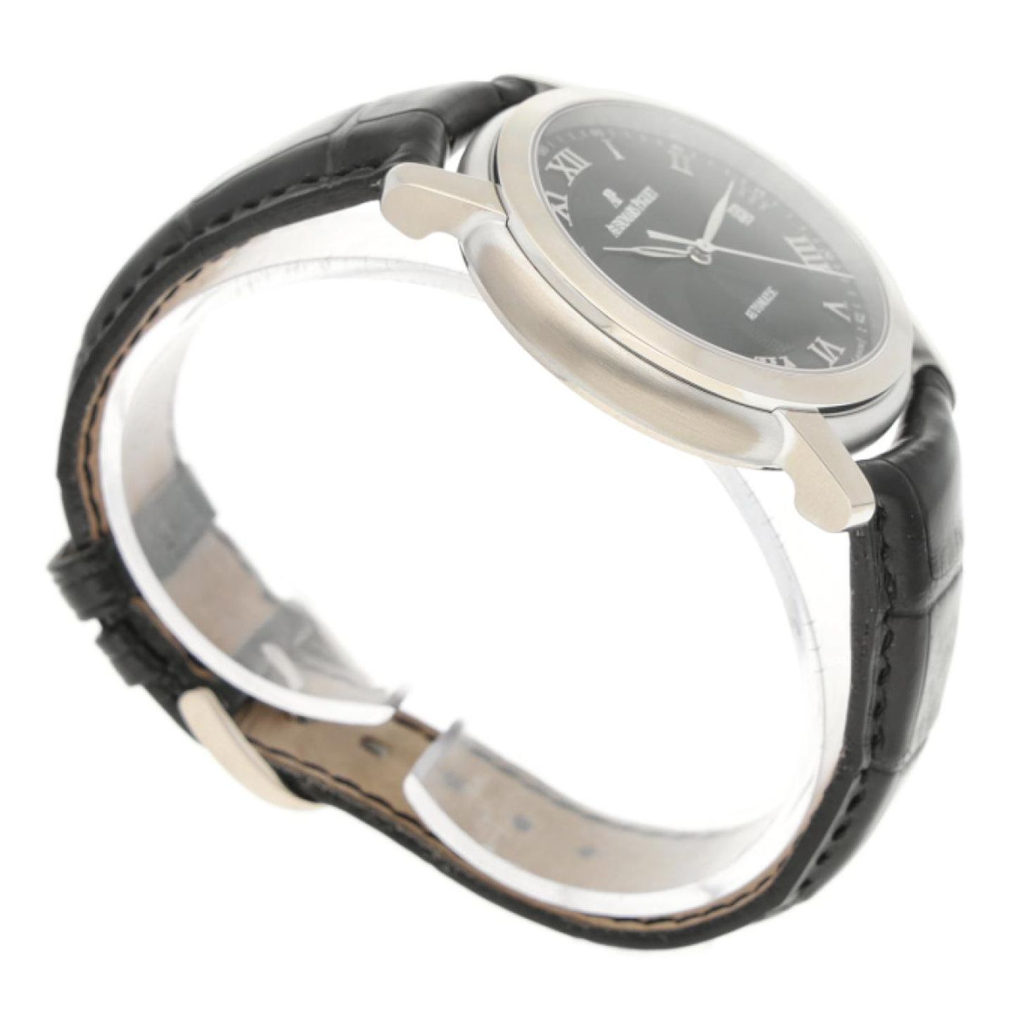 Audemars Piguet Jules Audemars 15120BC.OO.A002CR.03 (2007) - Black dial 39 mm White Gold case (5/8)