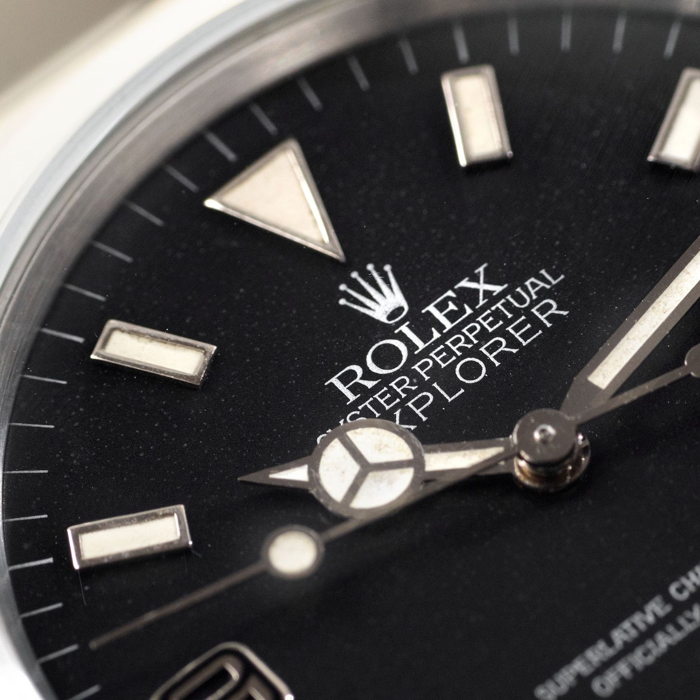 Rolex Explorer 14270 (1990) - Black dial 36 mm Steel case (8/8)