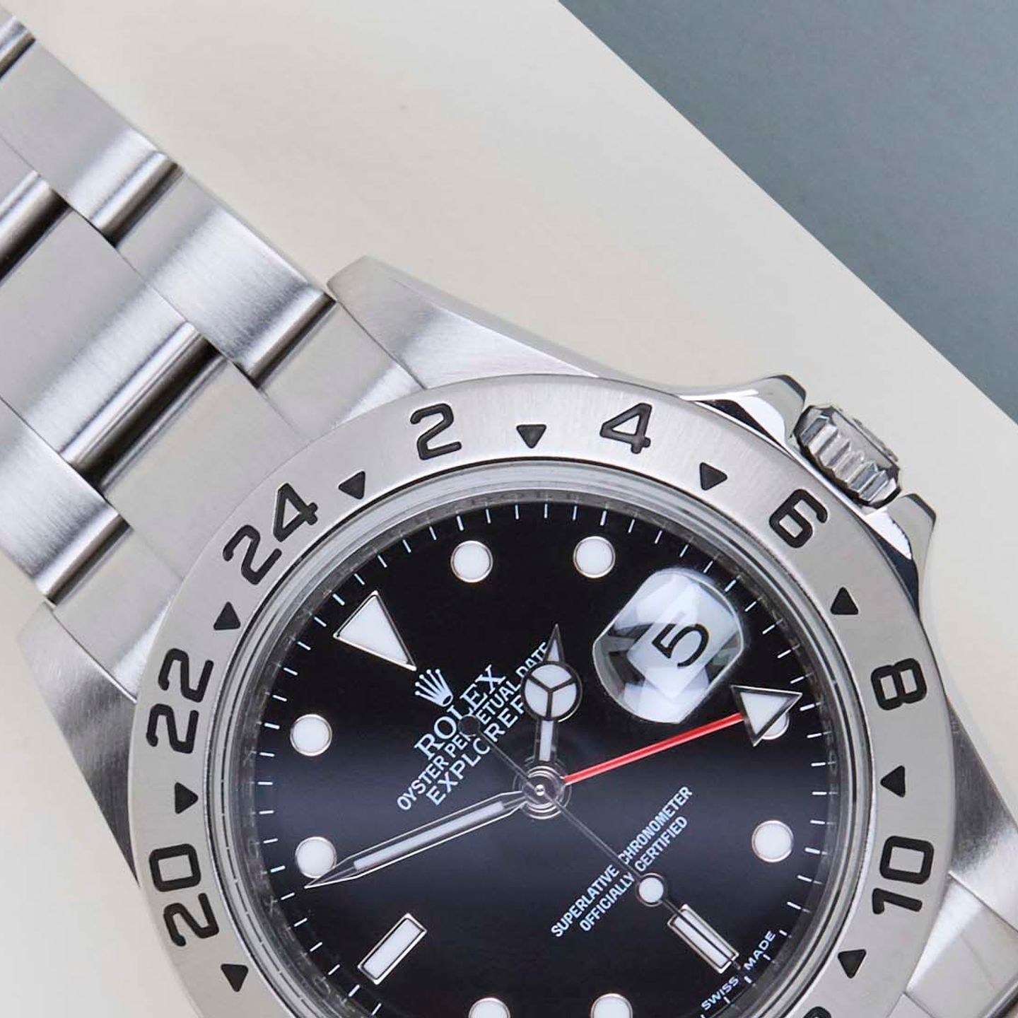 Rolex Explorer II 16570 (2011) - 40 mm Steel case (3/8)
