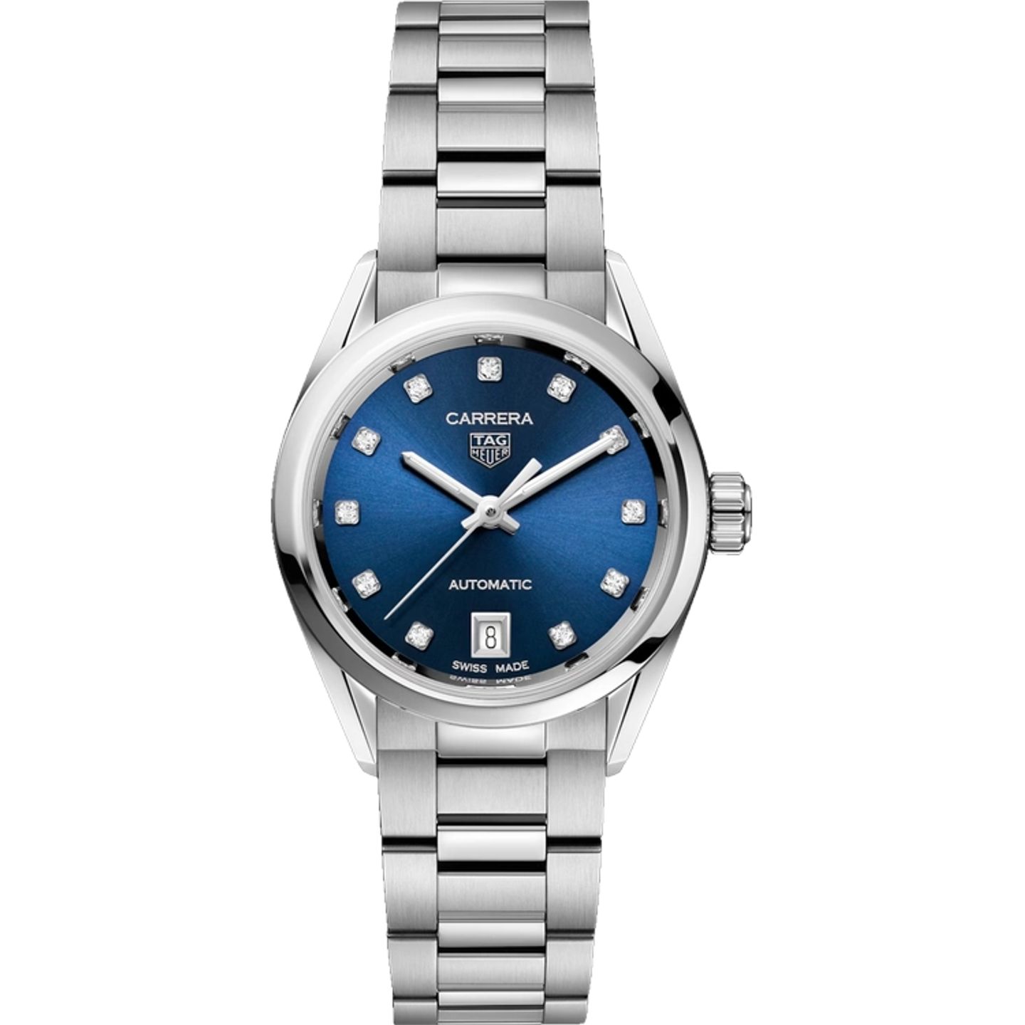 TAG Heuer Carrera Lady WBN2413.BA0621 (2026) - Blauw wijzerplaat 29mm Staal (1/1)