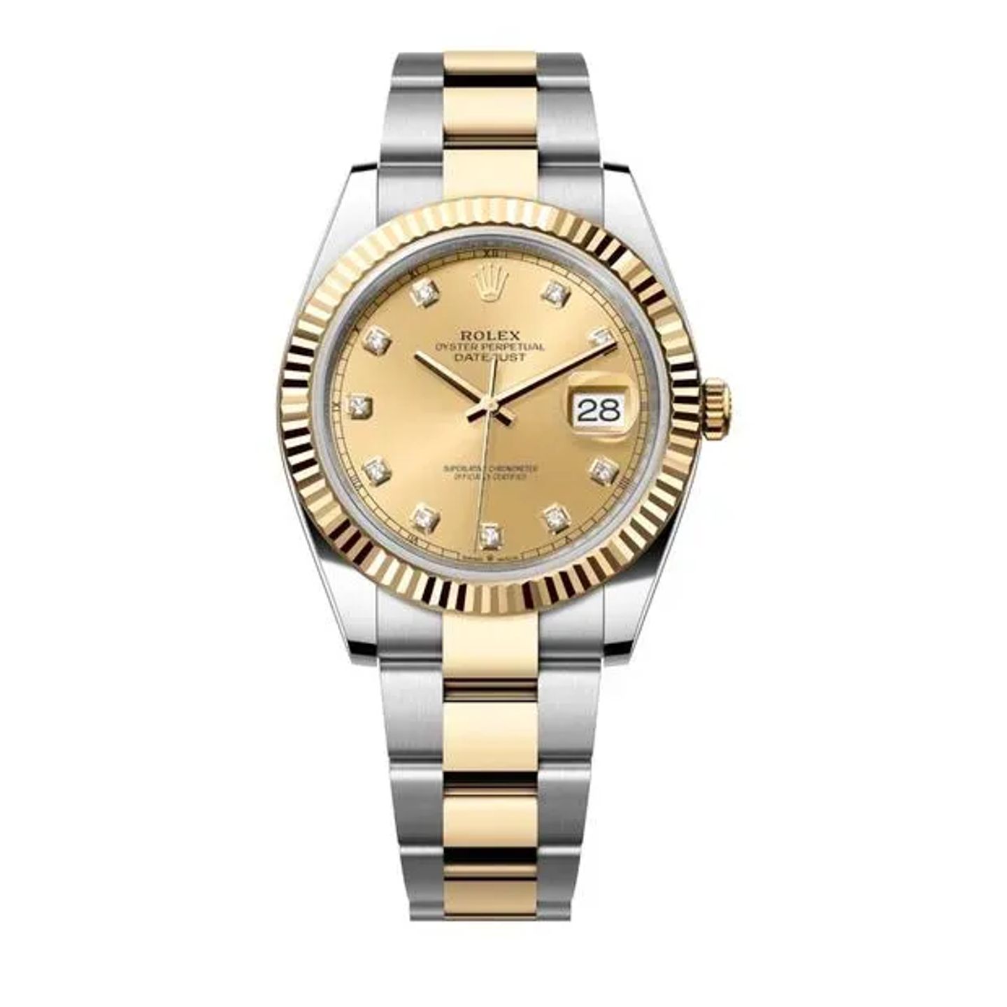 Rolex Datejust 41 126333 (2024) - Champagne dial 41 mm Gold/Steel case (1/6)
