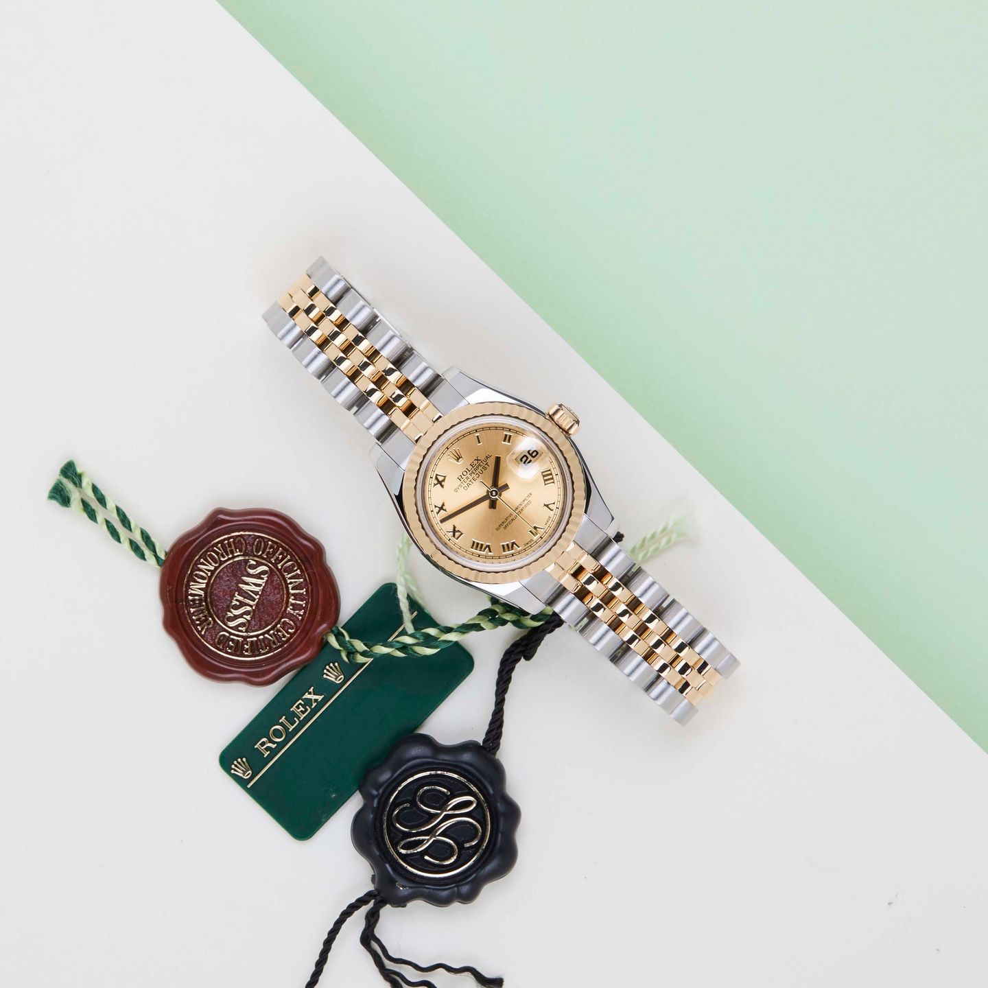 Rolex Lady-Datejust 179173 (2010) - 26mm Goud/Staal (2/8)