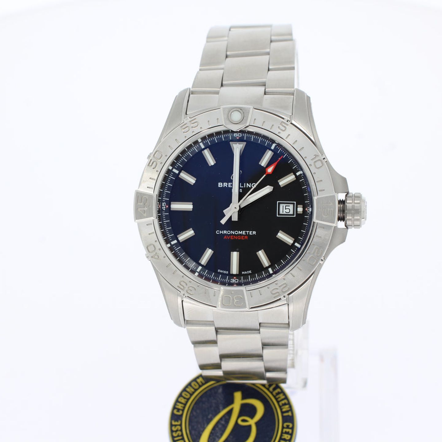 Breitling Avenger A17328101B1A1 (2024) - Zwart wijzerplaat 42mm Staal (1/4)