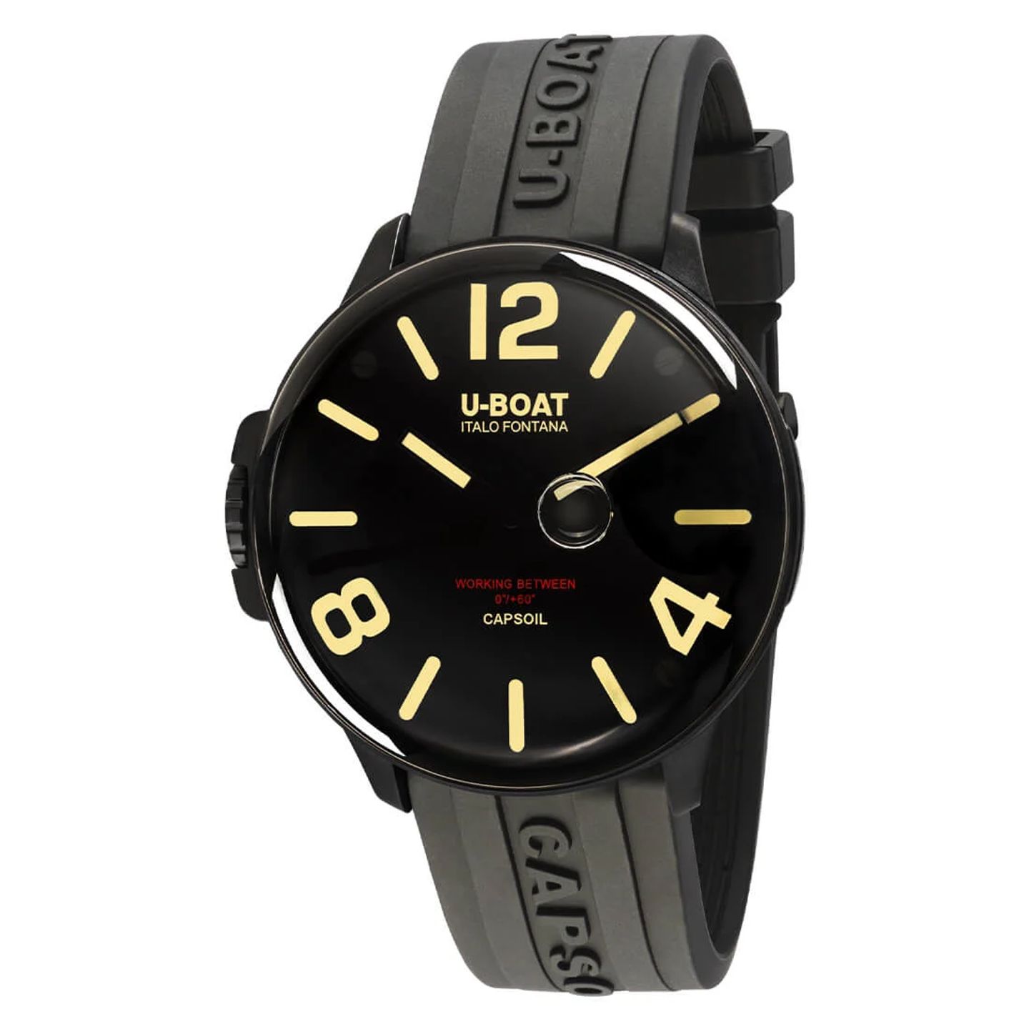 U-Boat Capsoil 8111/B (2024) - Zwart wijzerplaat 46mm Staal (3/3)