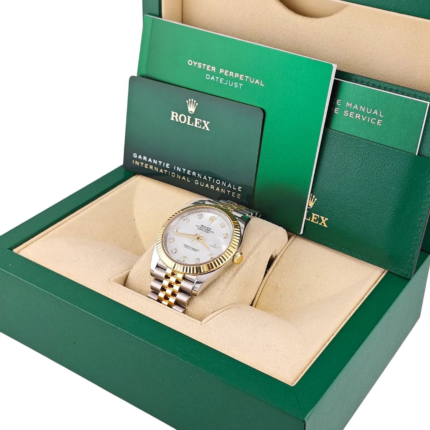 Rolex Datejust 41 126334 (Unknown (random serial)) - Pearl dial 41 mm Steel case (8/8)