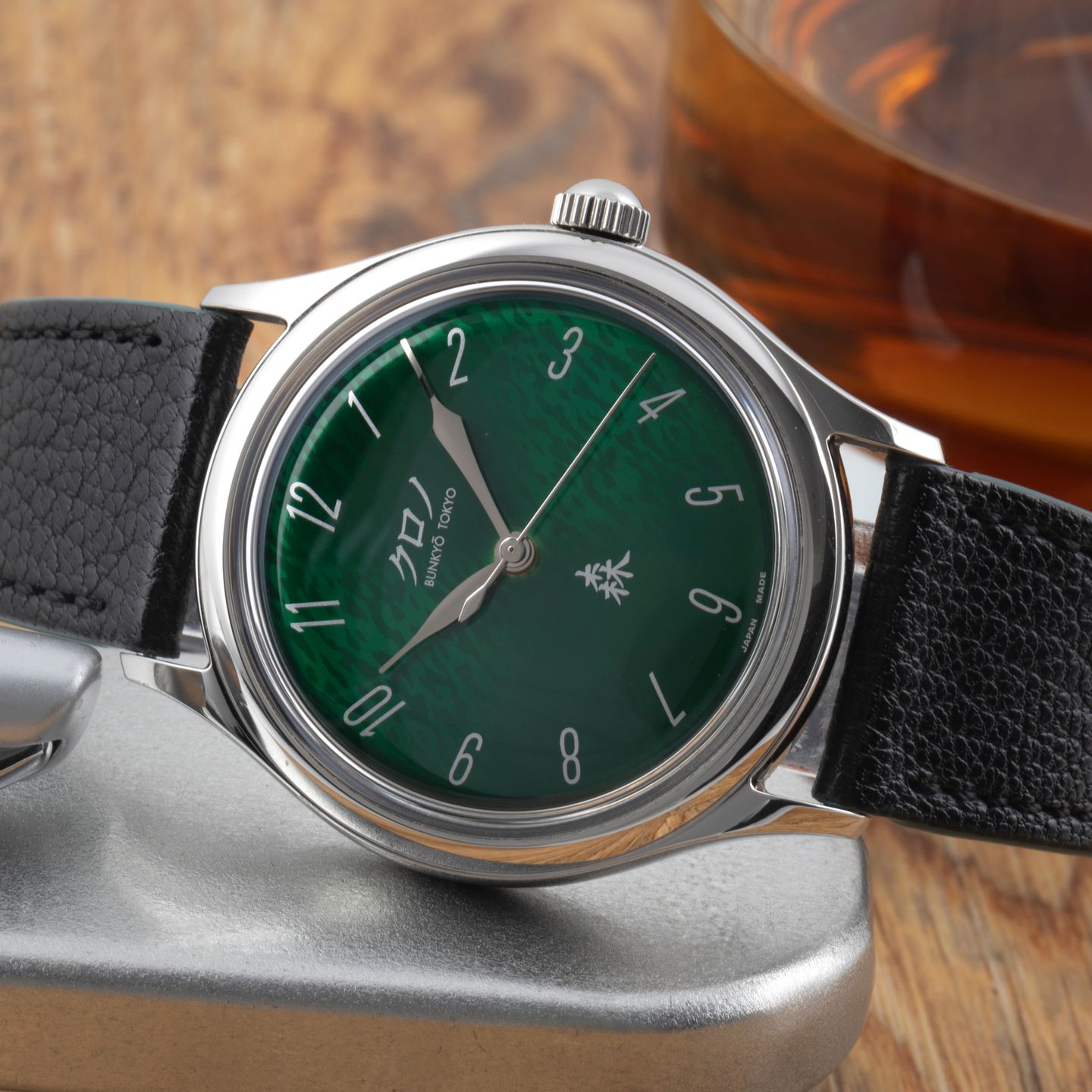 Kurono Grand Mori CU011D (Unknown (random serial)) - Green dial 37 mm Steel case (2/8)