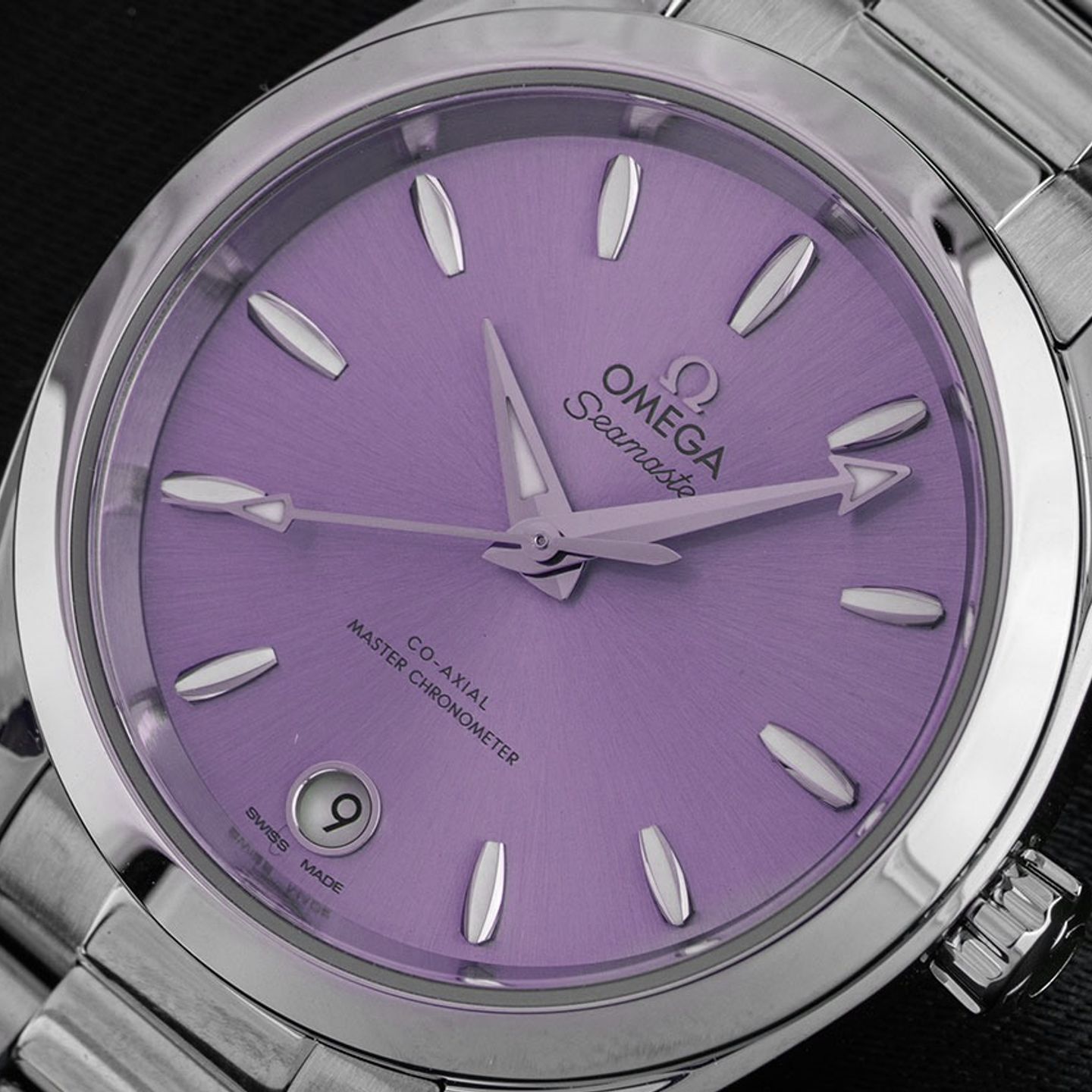 Omega Seamaster Aqua Terra 220.10.34.20.10.002 (2025) - Purple dial 34 mm Steel case (3/7)