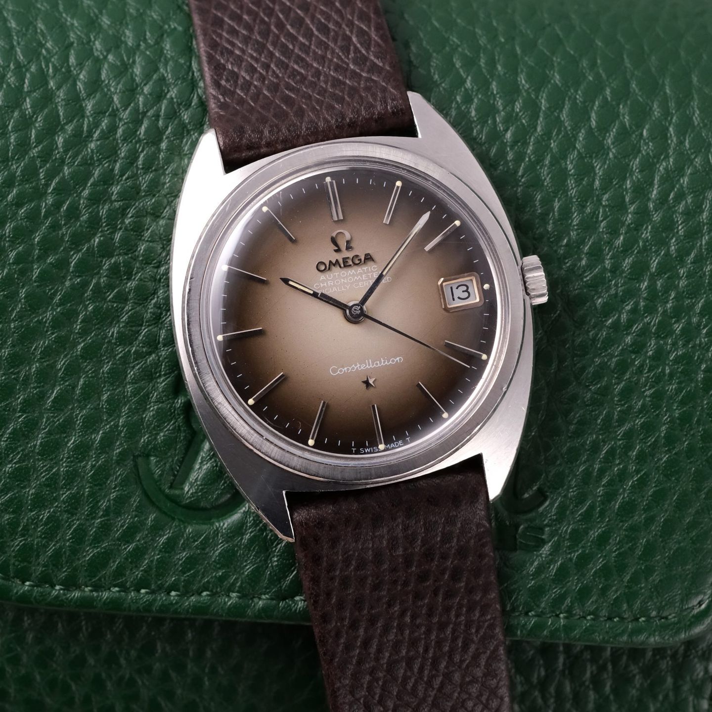 Omega Constellation 168.017 (1968) - Grey dial 35 mm Steel case (2/8)